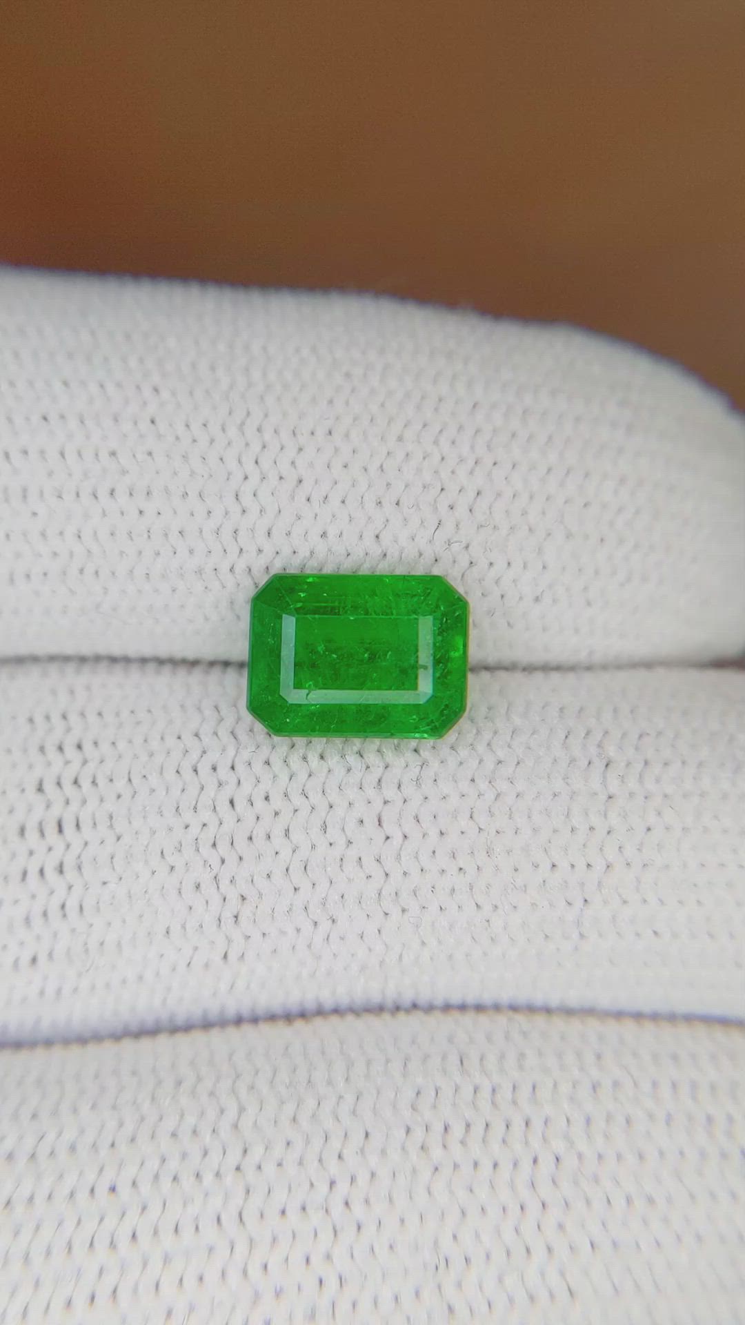1.91 Ct. Emerald from Zambia Size Video