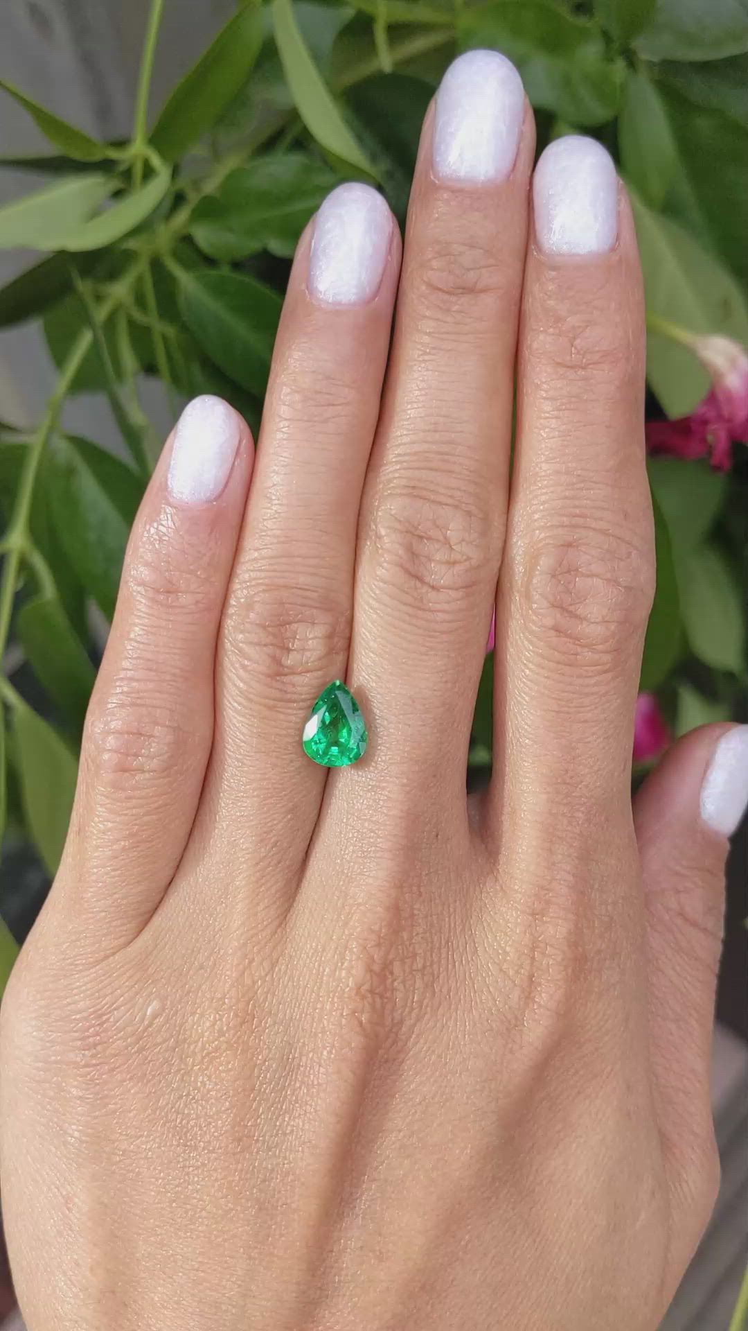 1.96 Ct. Emerald from Zambia Size Video