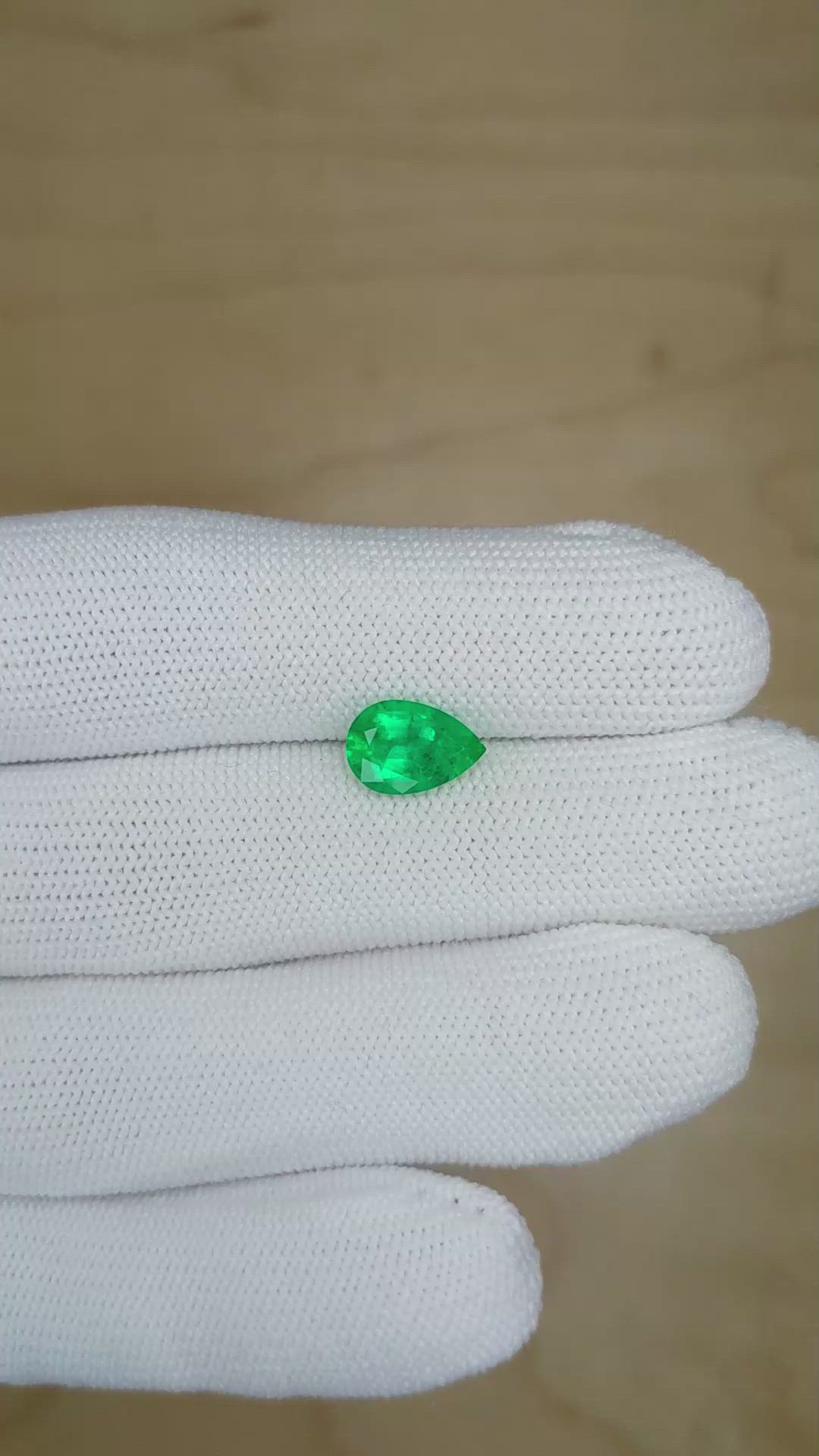 1.75 Ct. Emerald from Brazil Size Video