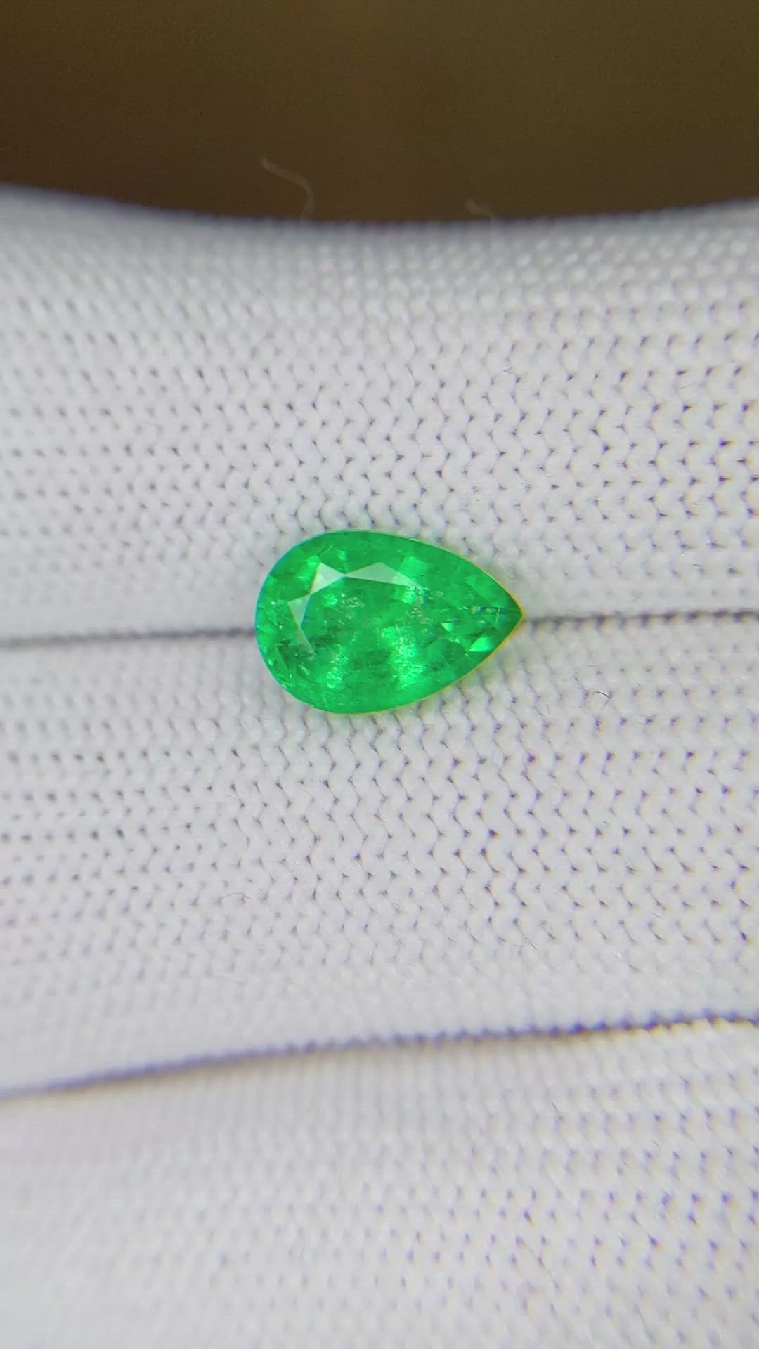 1.73 Ct. Emerald from Zambia Size Video