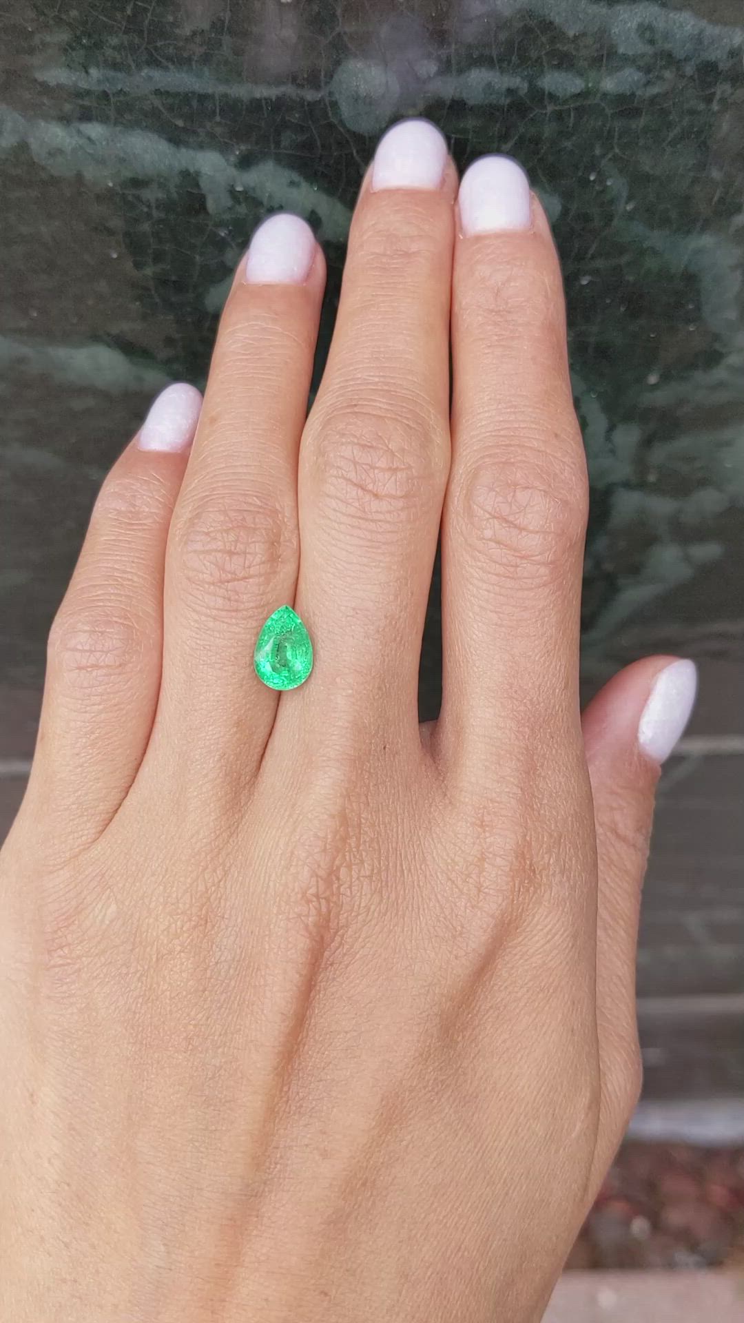 1.73 Ct. Emerald from Zambia Size Video
