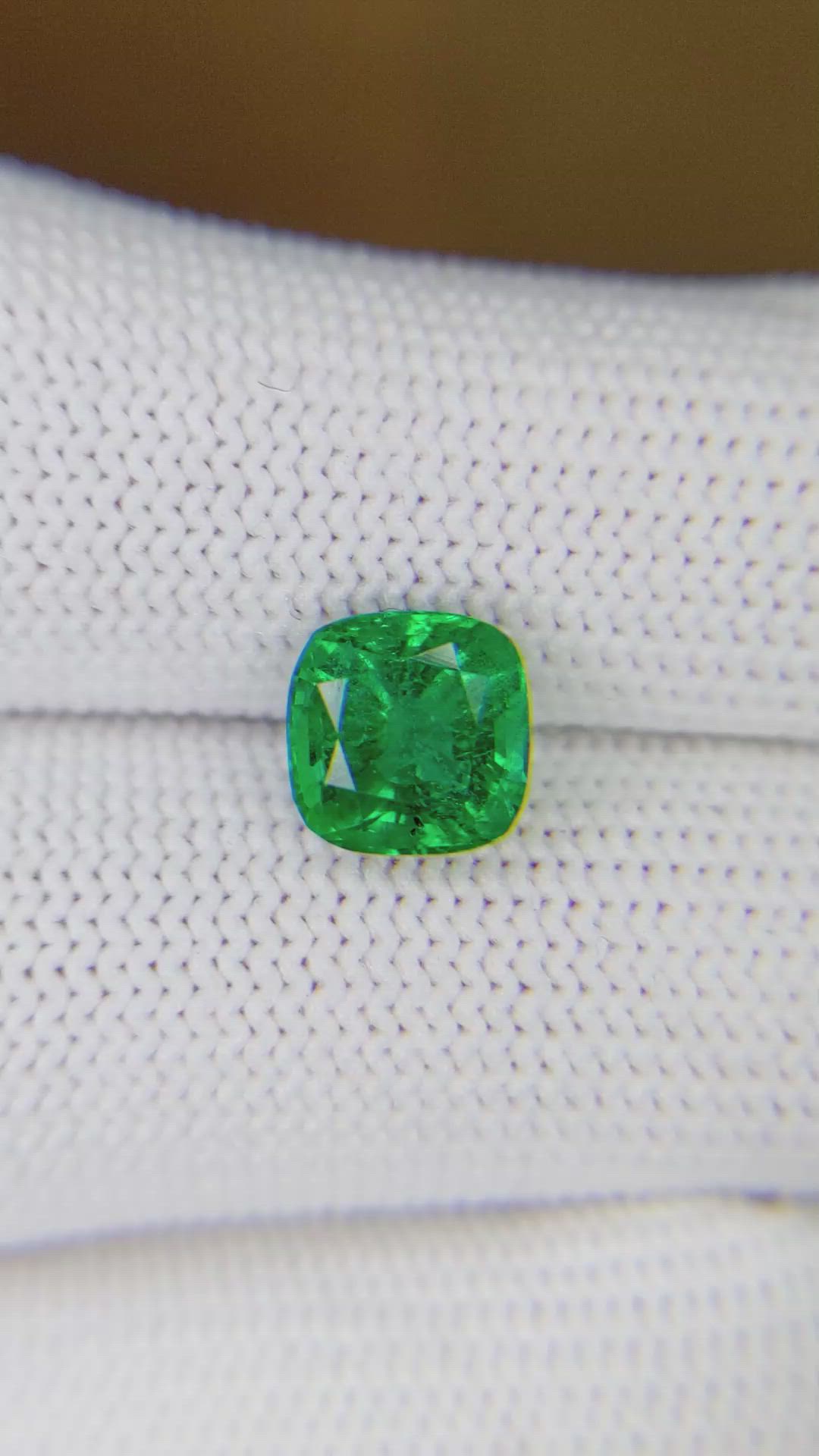 2.07 Ct. Emerald from Zambia Size Video