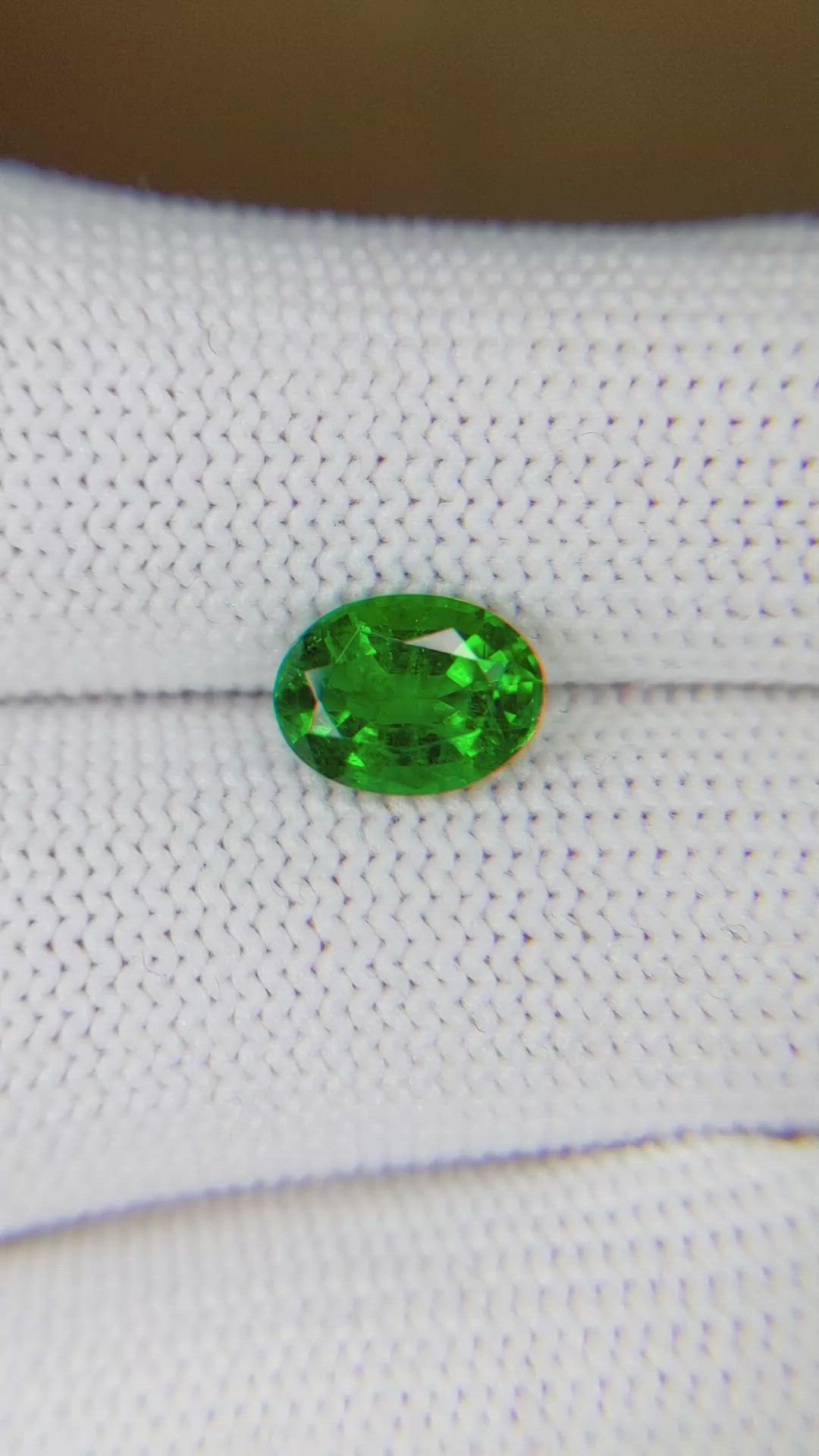 1.46 Ct. Emerald from Zambia Size Video
