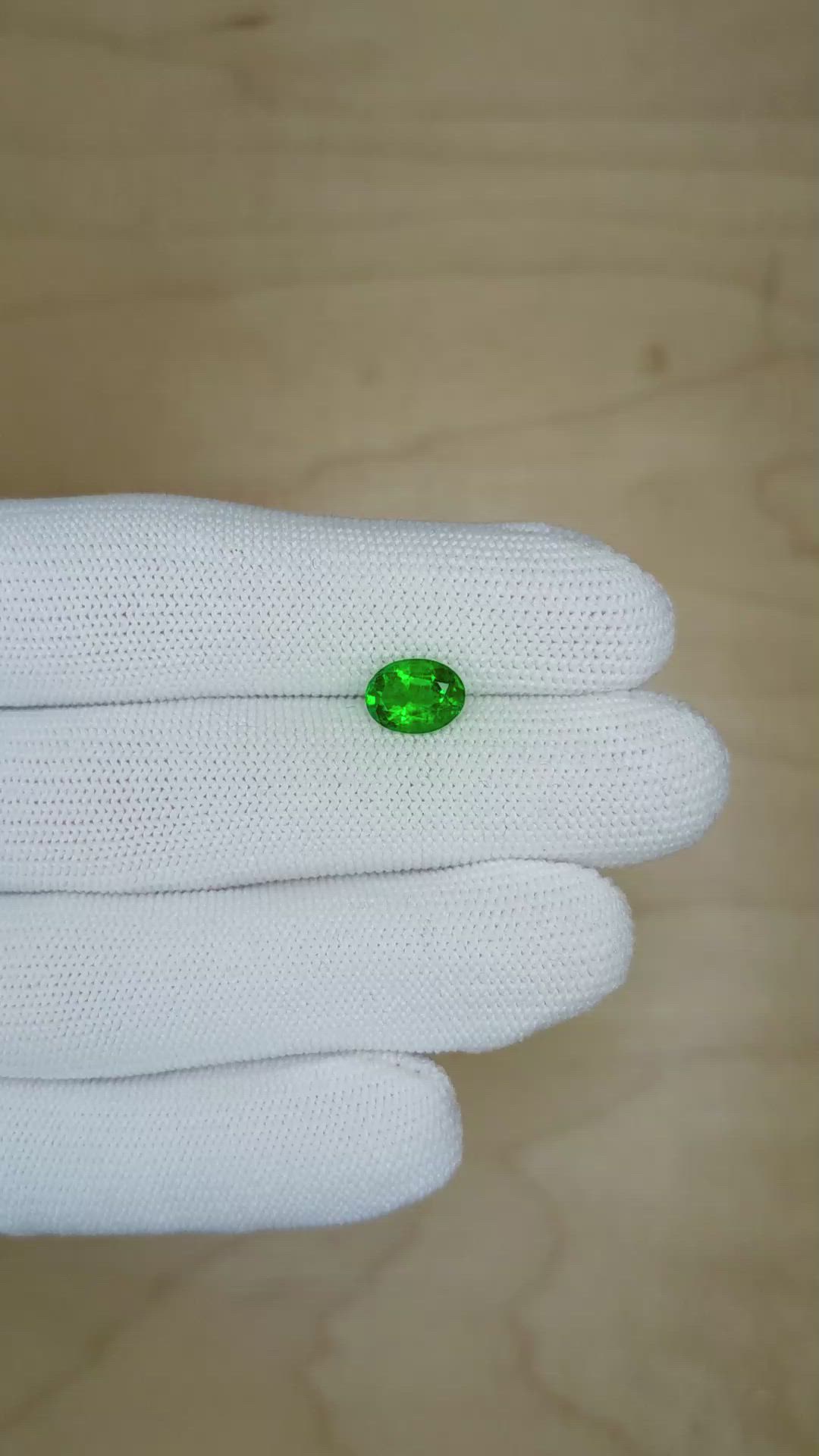 1.46 Ct. Emerald from Zambia Size Video