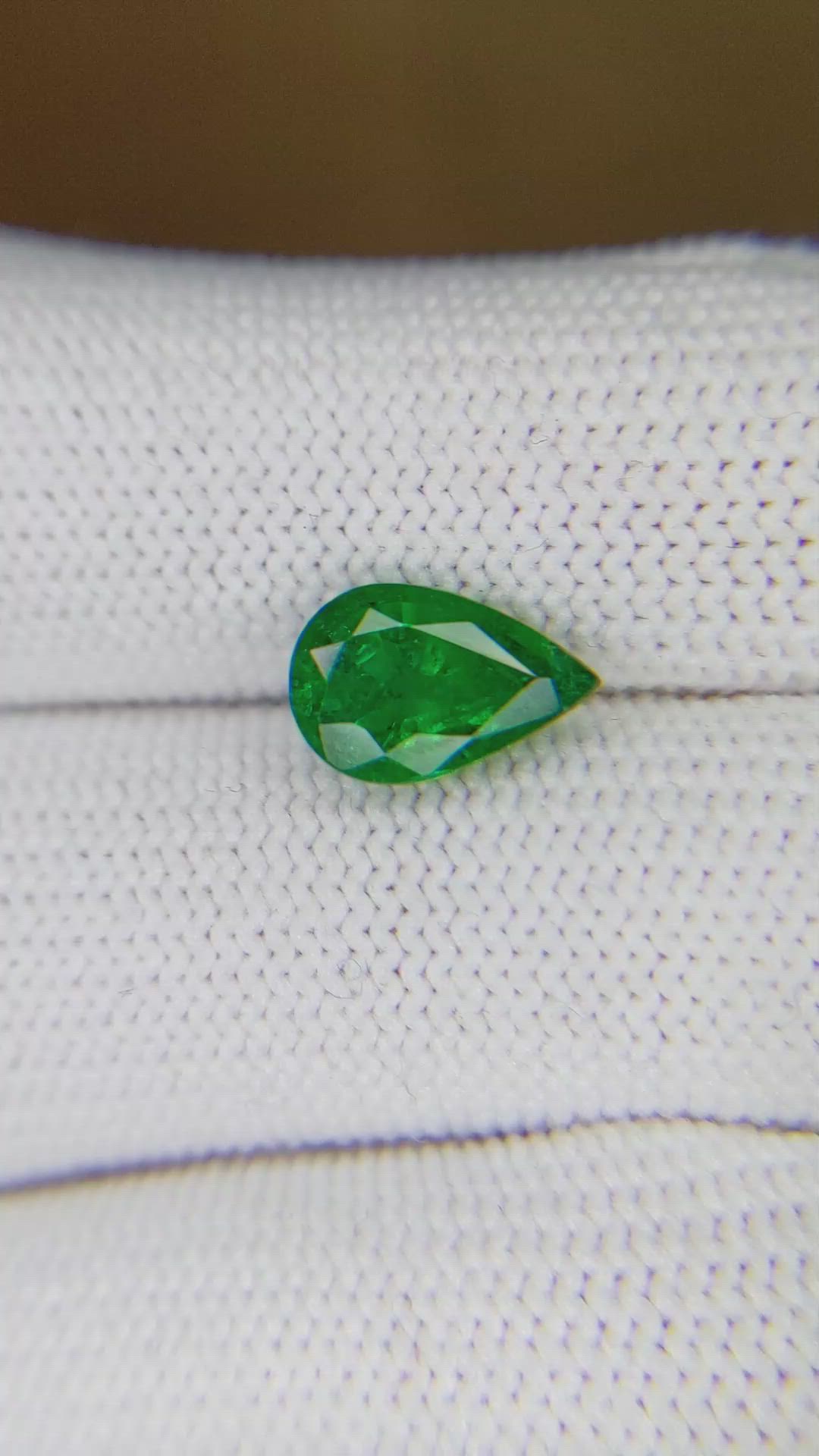 1.63 Ct. Emerald from Zambia Size Video