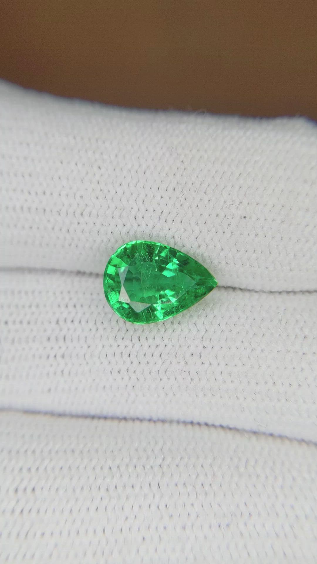 1.84 Ct. Emerald from Zambia Size Video