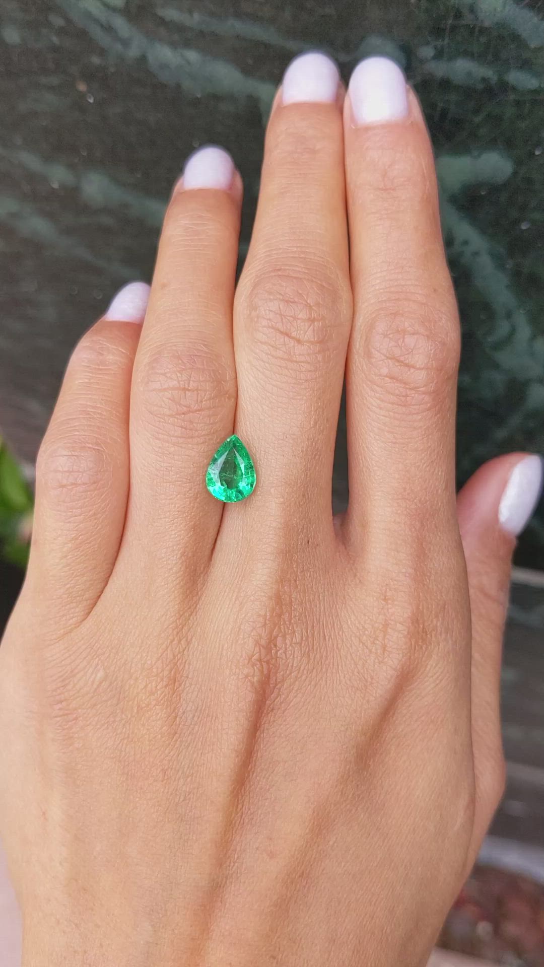 1.84 Ct. Emerald from Zambia Size Video