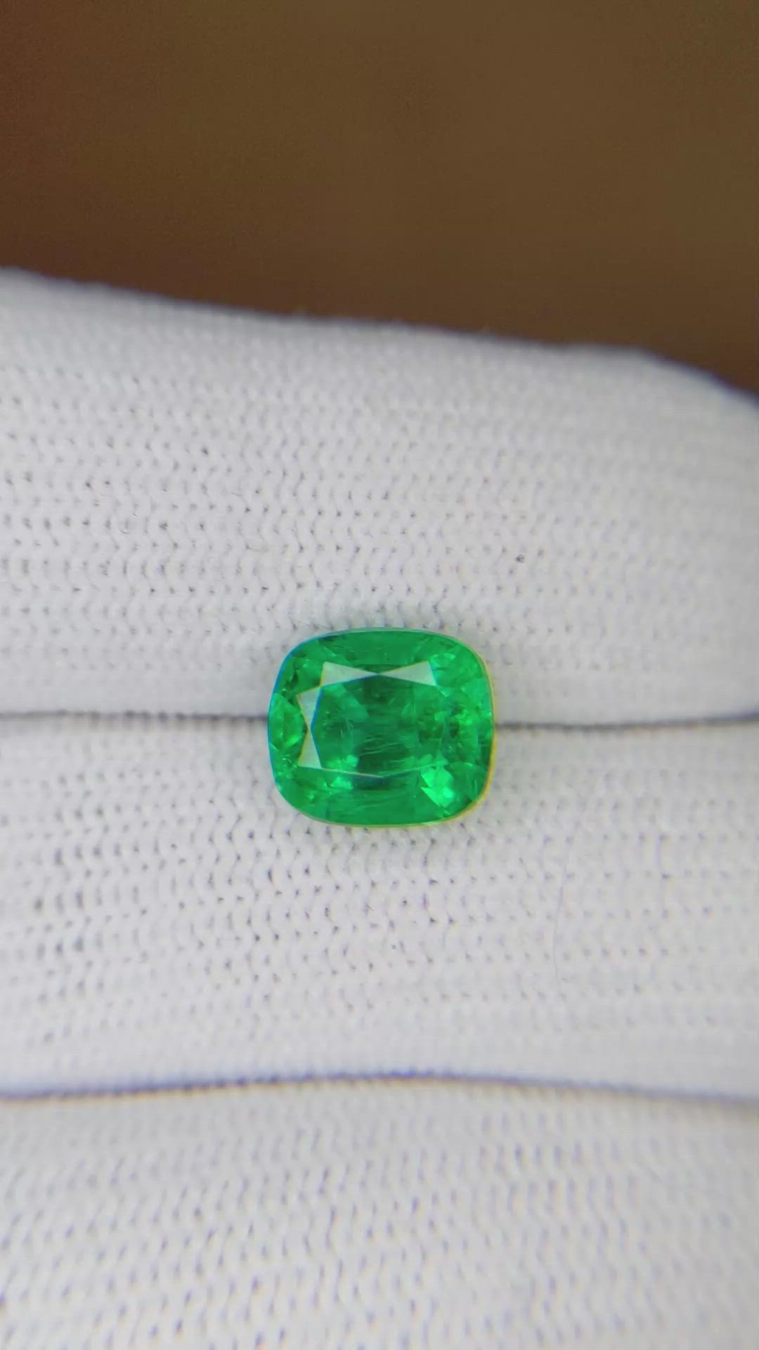 1.99 Ct. Emerald from Zambia Size Video