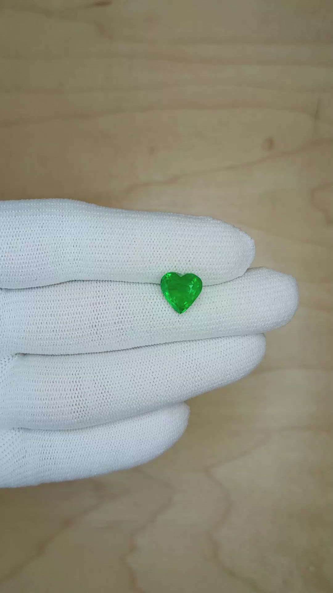2.70 Ct. Emerald from Zambia Size Video