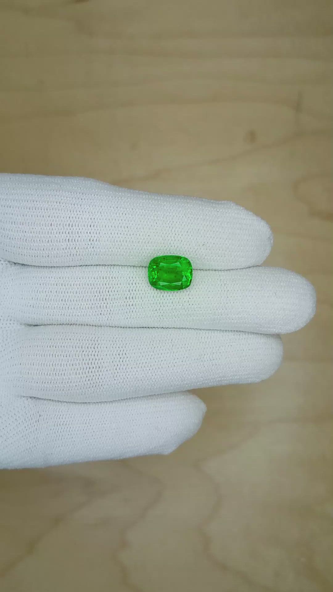 2.97 Ct. Emerald from Zambia Size Video