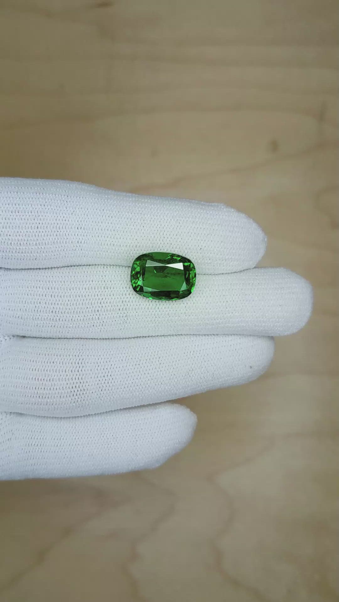 6.83 Ct. Emerald from Zambia Size Video