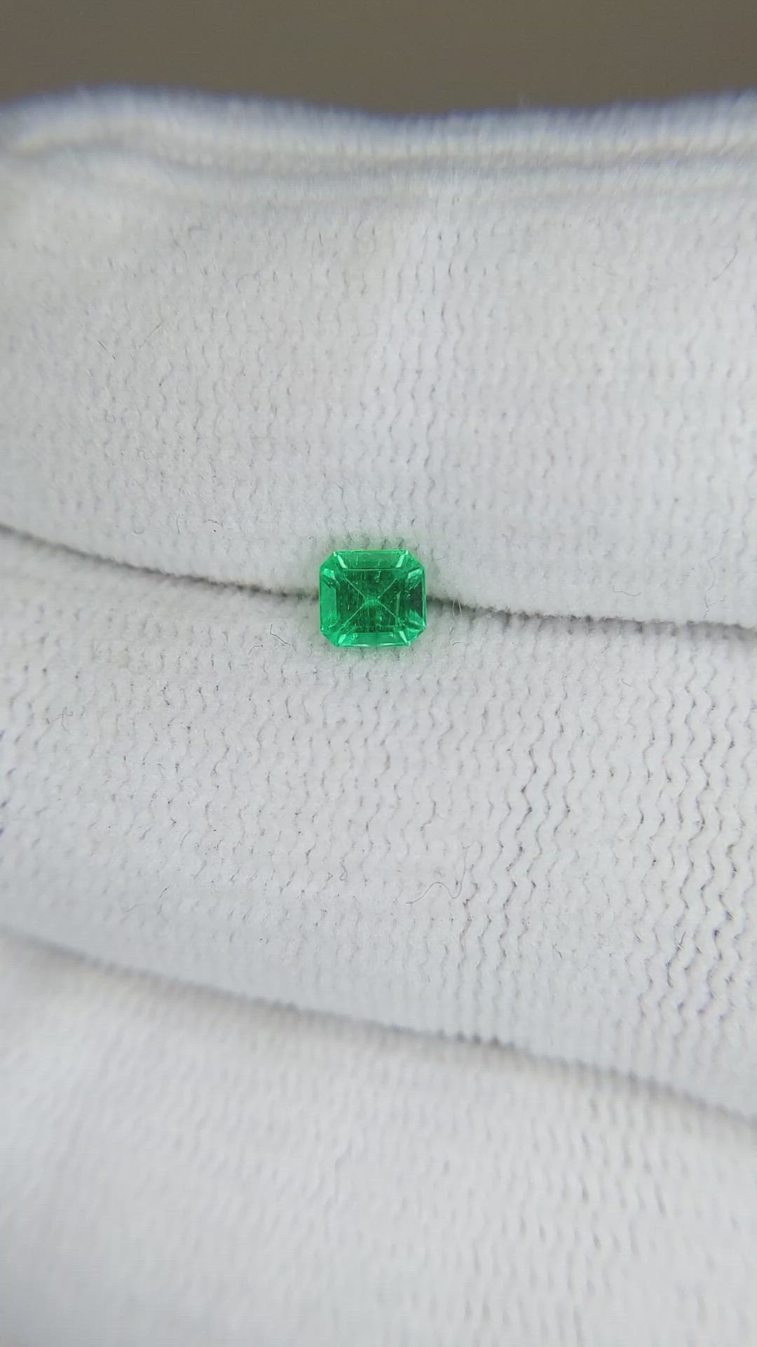 0.30 Ct. Emerald from Afghanistan Size Video