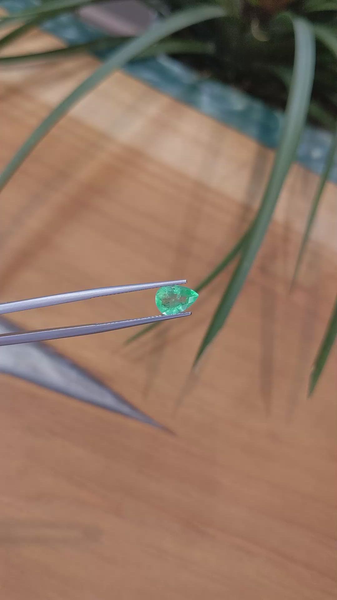 1.22 Ct. Emerald from Afghanistan Size Video