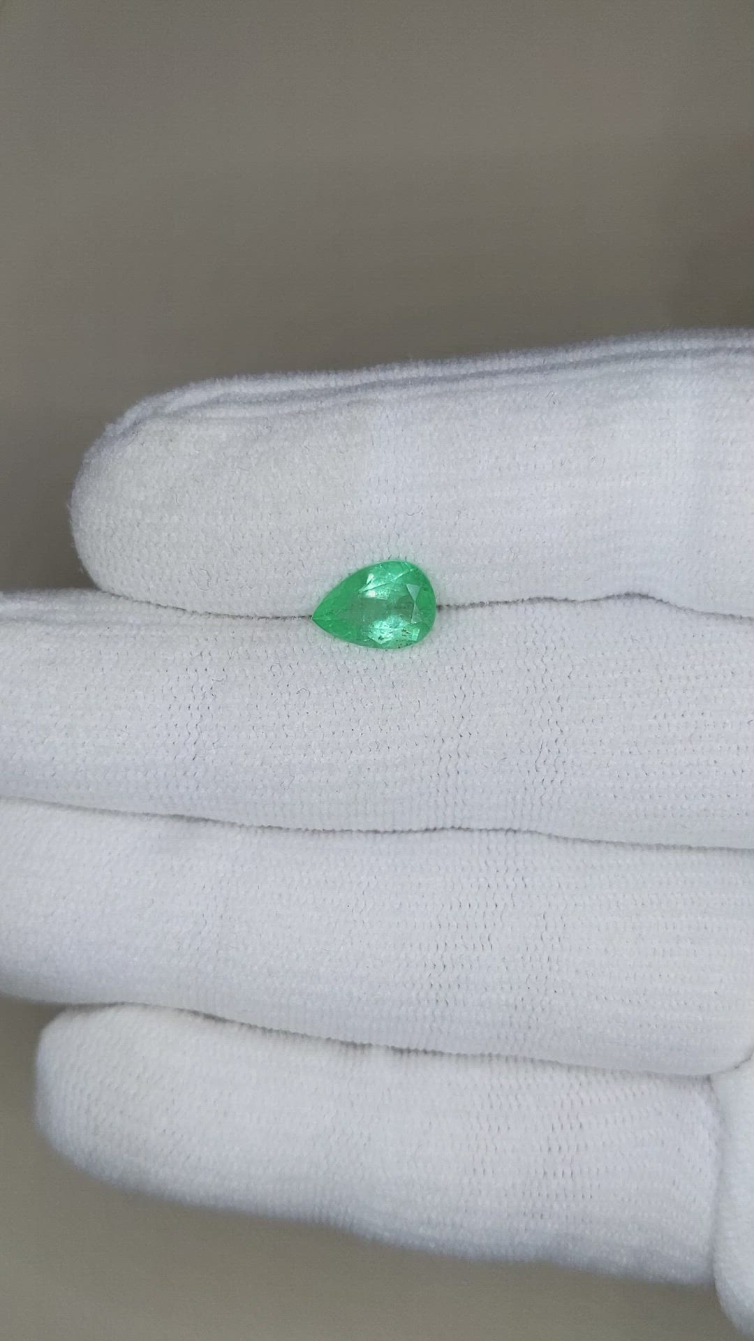 1.22 Ct. Emerald from Afghanistan Size Video