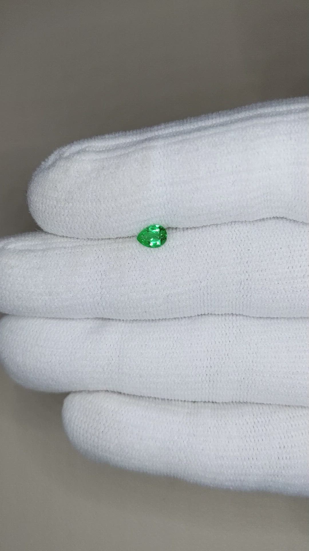 0.27 Ct. Emerald from Afghanistan Size Video