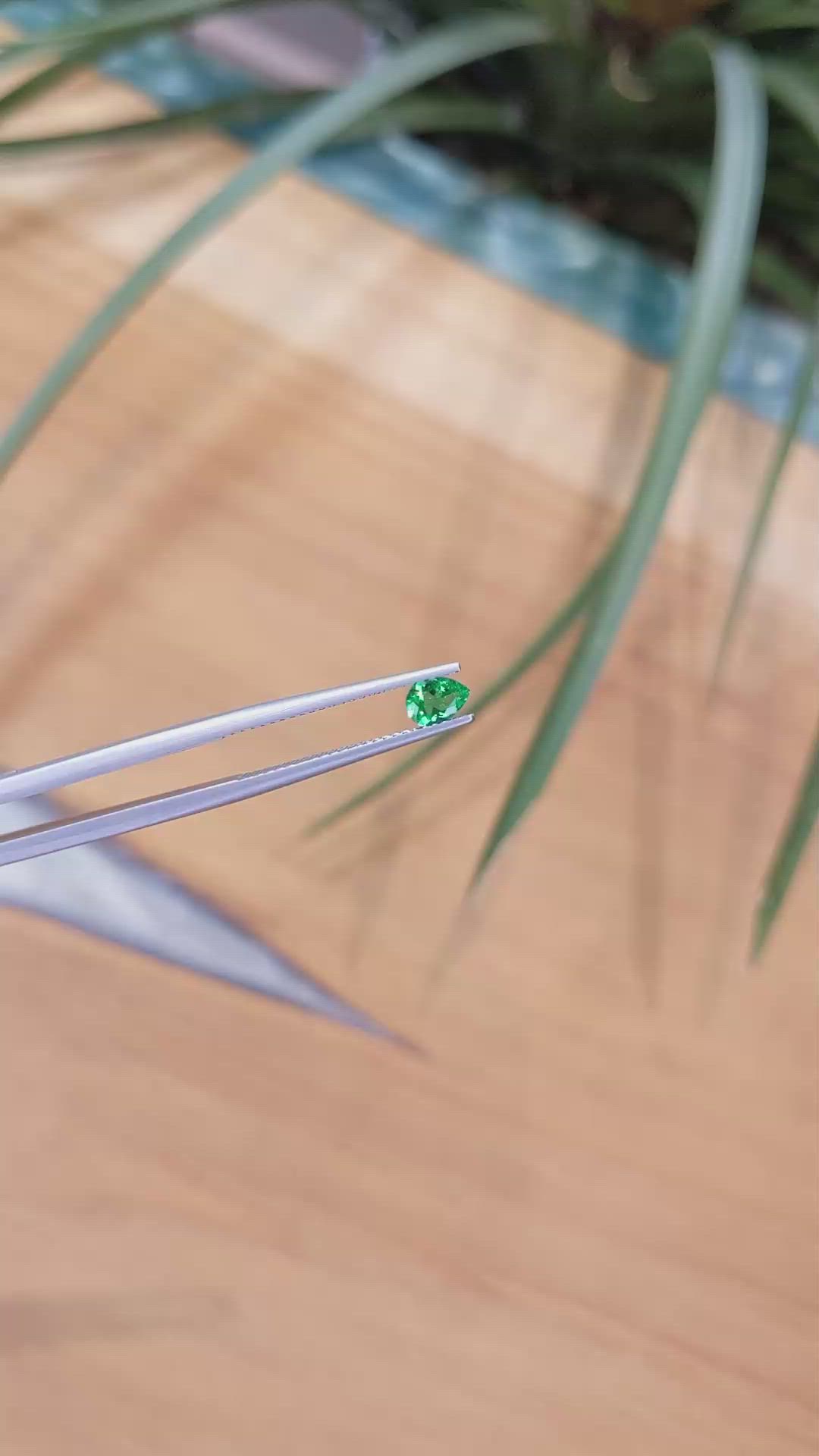 0.27 Ct. Emerald from Afghanistan Size Video