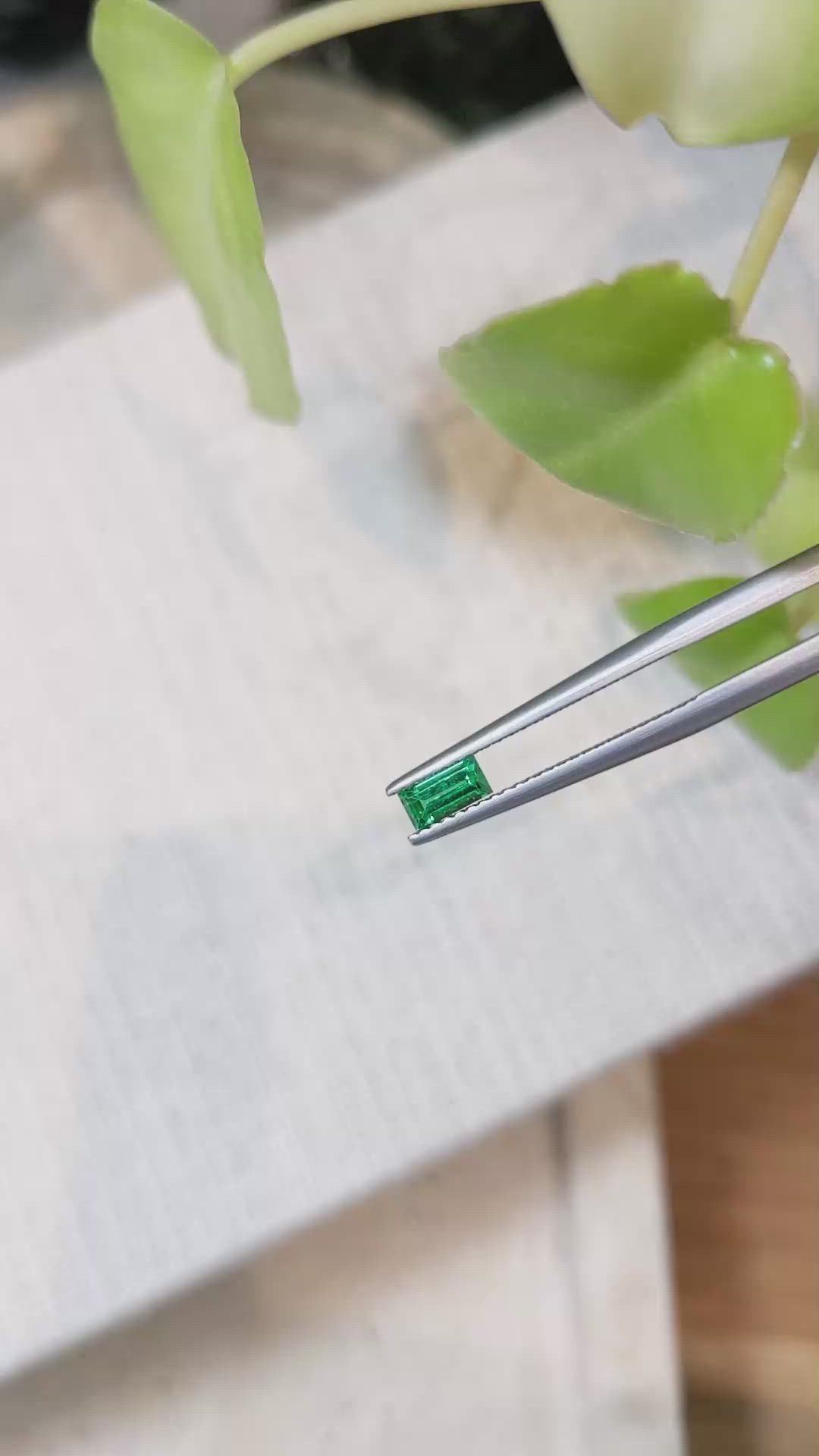 0.27 Ct. Emerald from Afghanistan Size Video