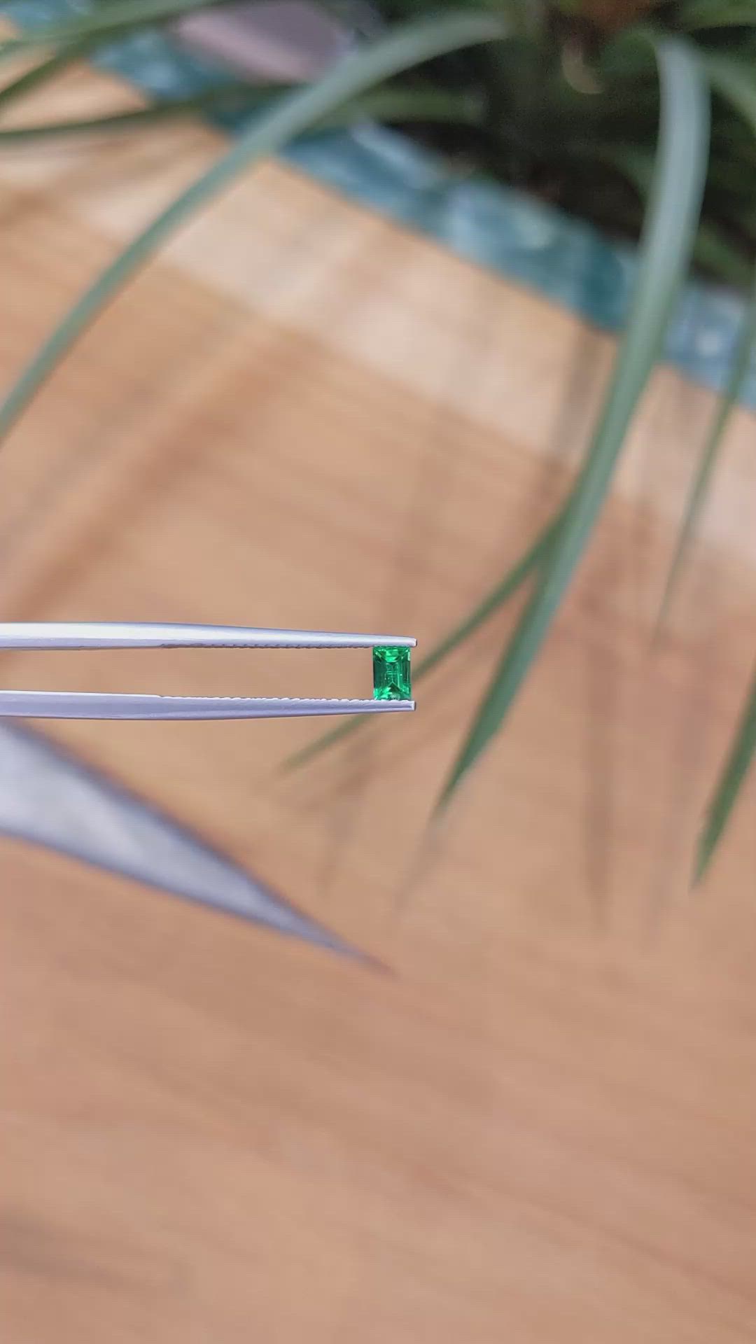 0.20 Ct. Emerald from Afghanistan Size Video