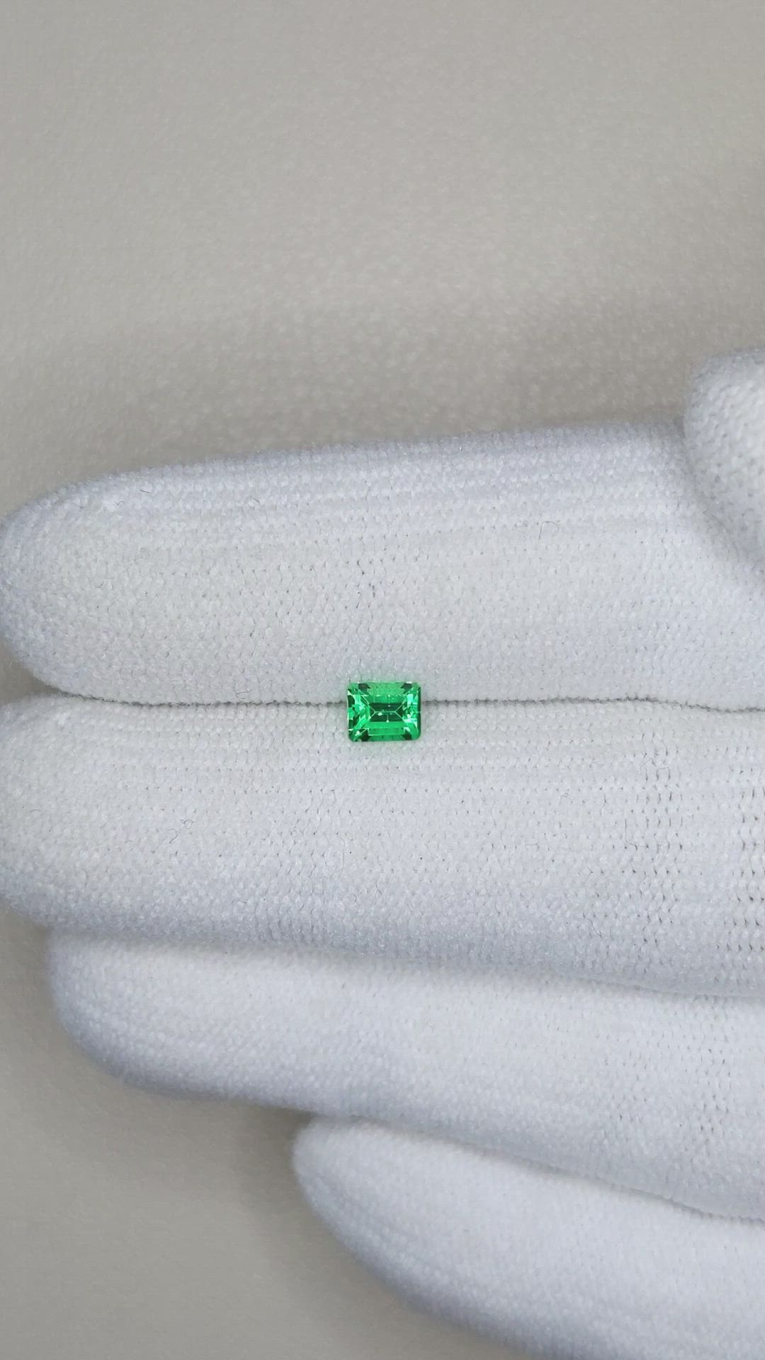 0.23 Ct. Emerald from Afghanistan Size Video