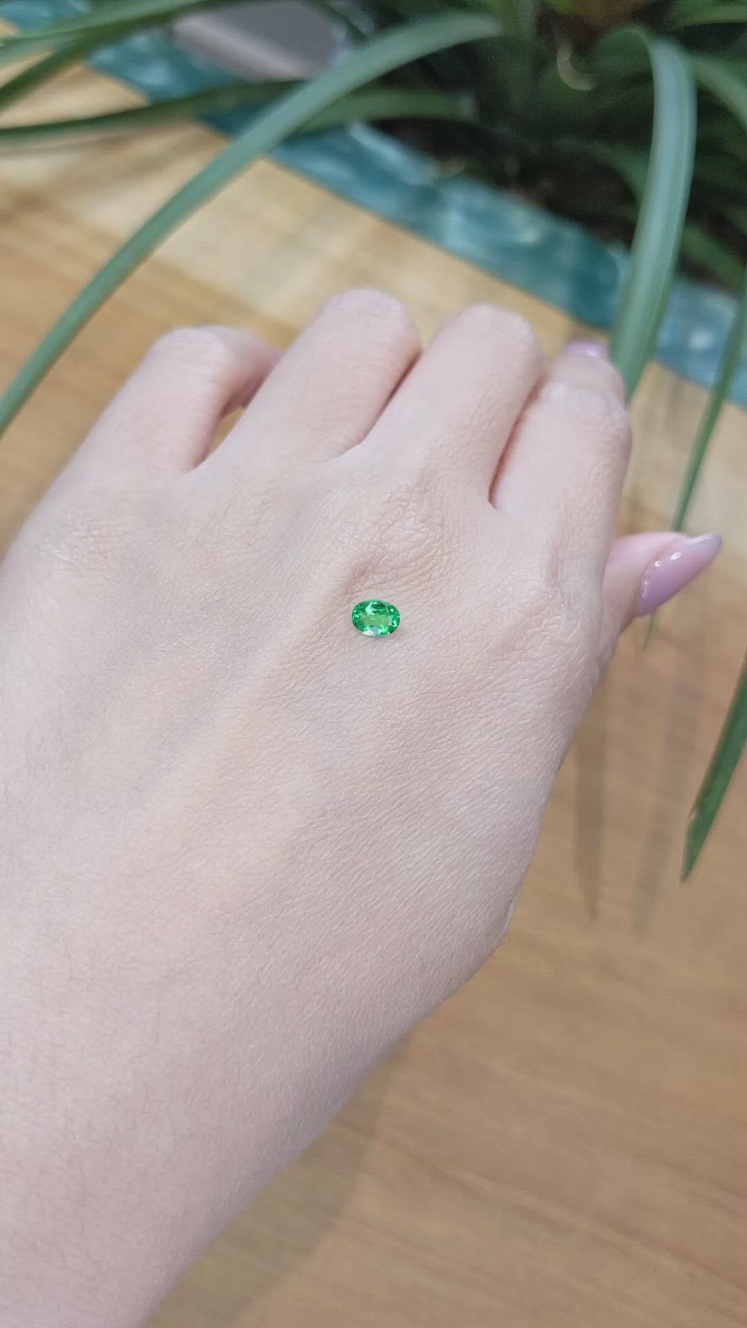 0.32 Ct. Emerald from Afghanistan Size Video