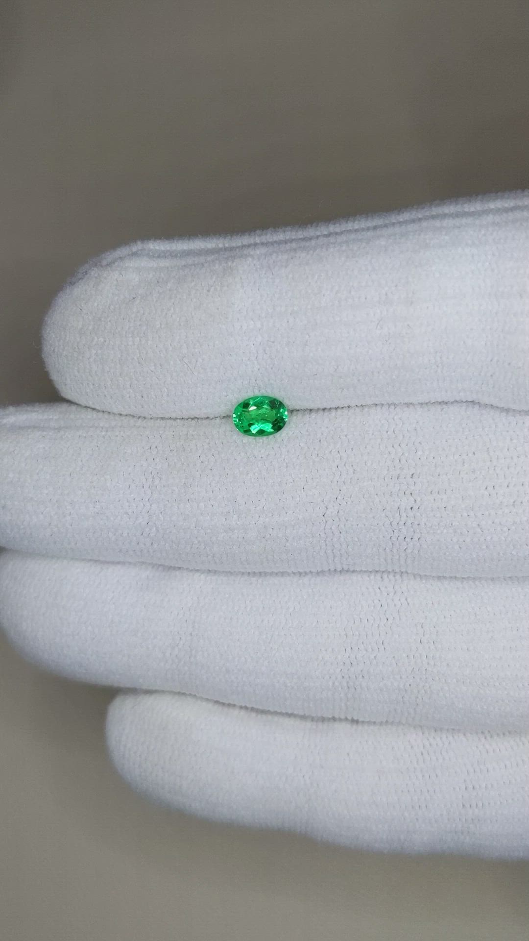 0.32 Ct. Emerald from Afghanistan Size Video