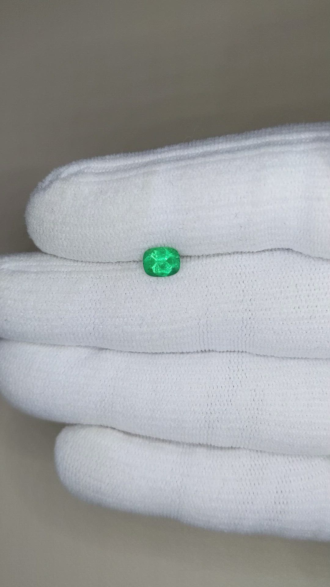 0.53 Ct. Emerald from Afghanistan Size Video