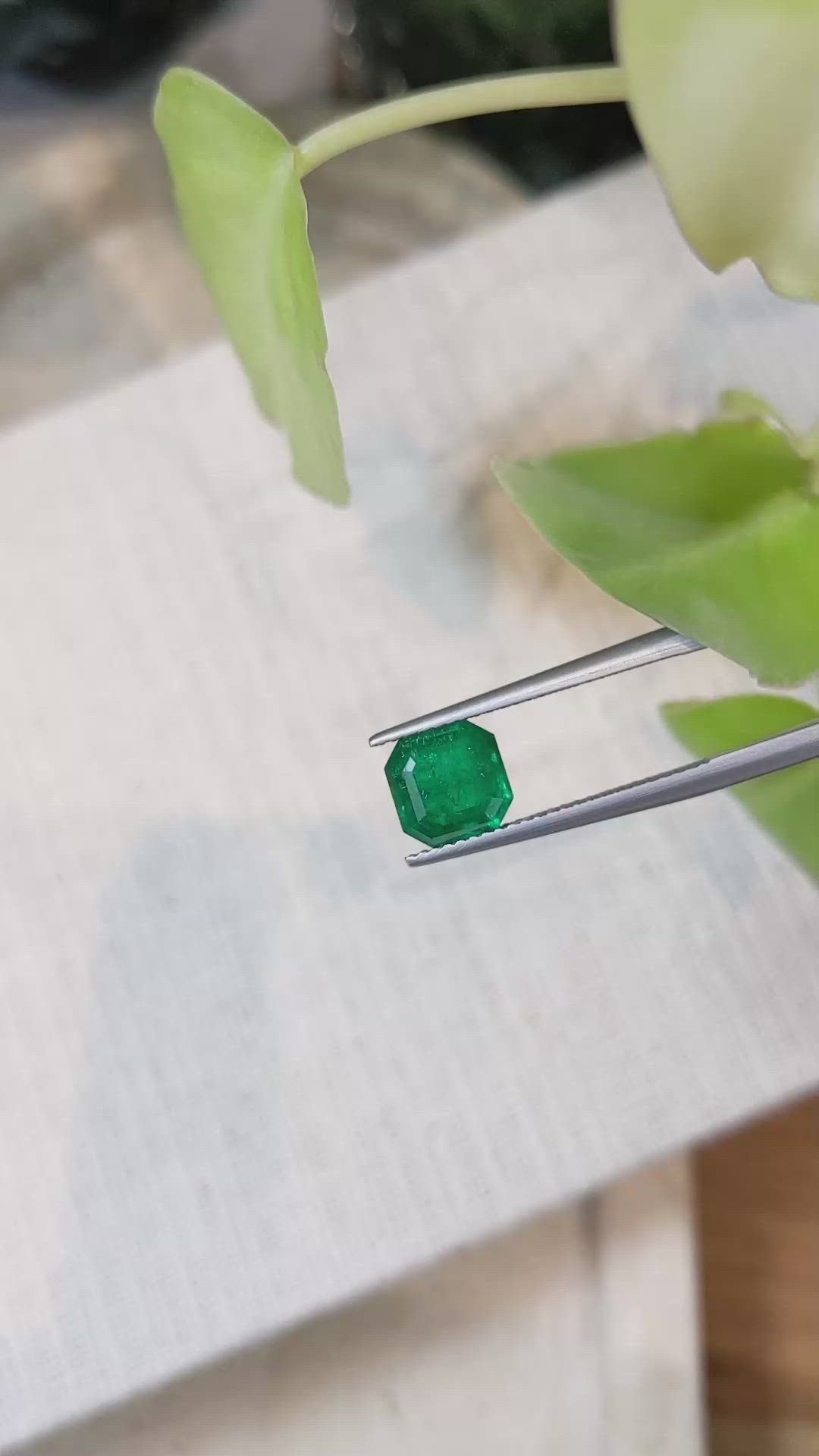 2.21 Ct. Emerald from Afghanistan Size Video