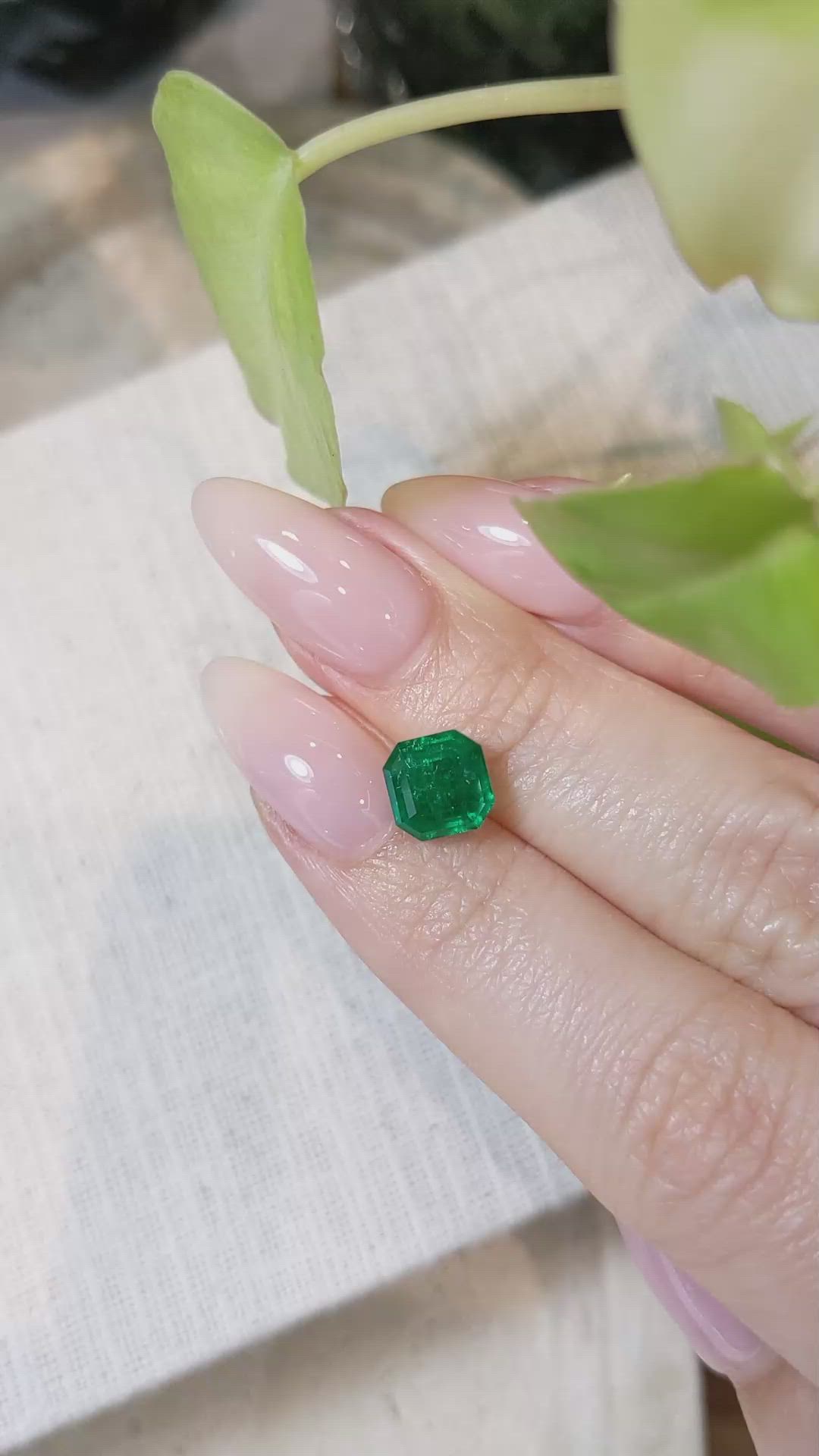 2.21 Ct. Emerald from Afghanistan Size Video