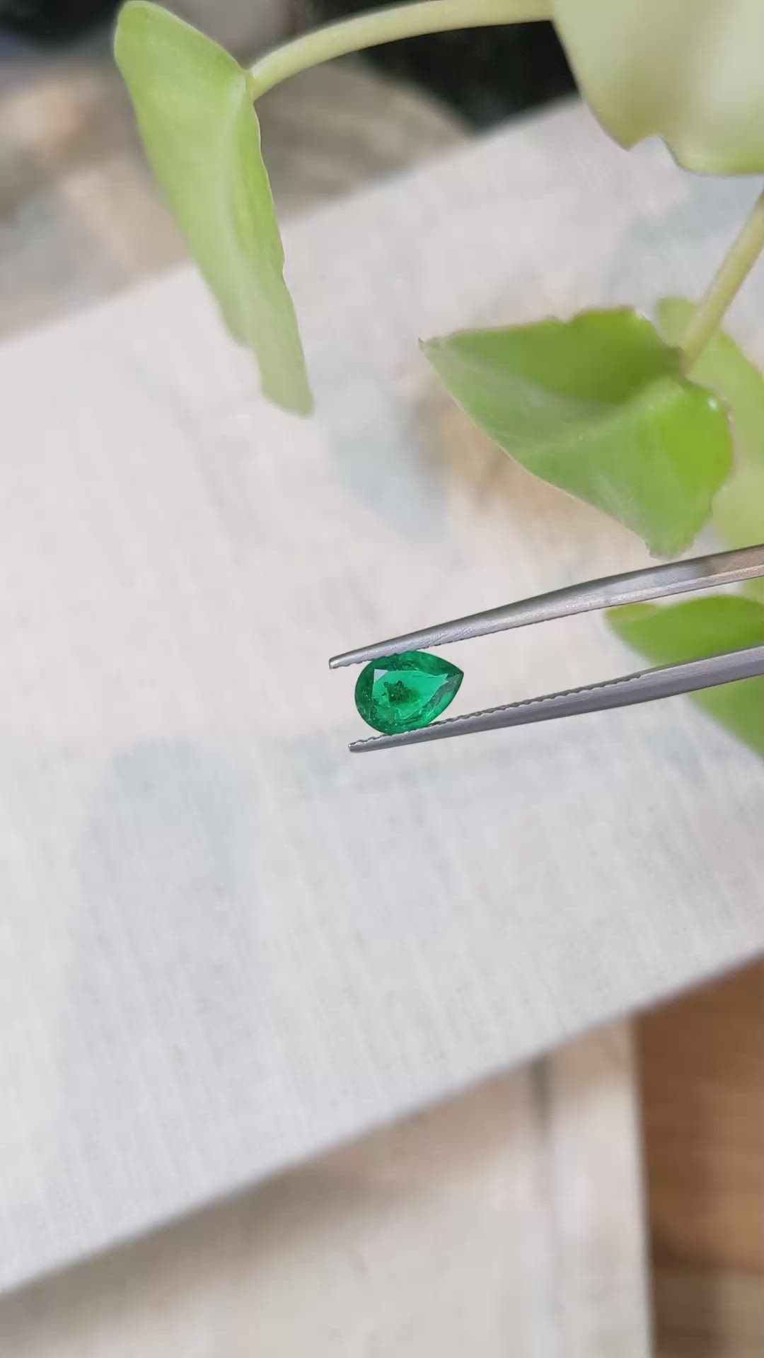 0.75 Ct. Emerald from Afghanistan Size Video