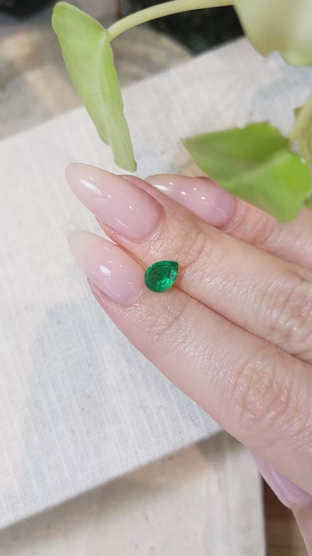 0.75 Ct. Emerald from Afghanistan Size Video