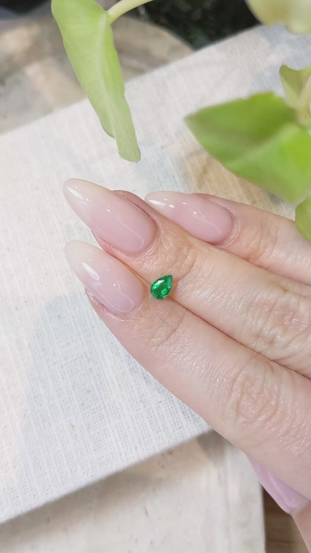 0.29 Ct. Emerald from Afghanistan Size Video