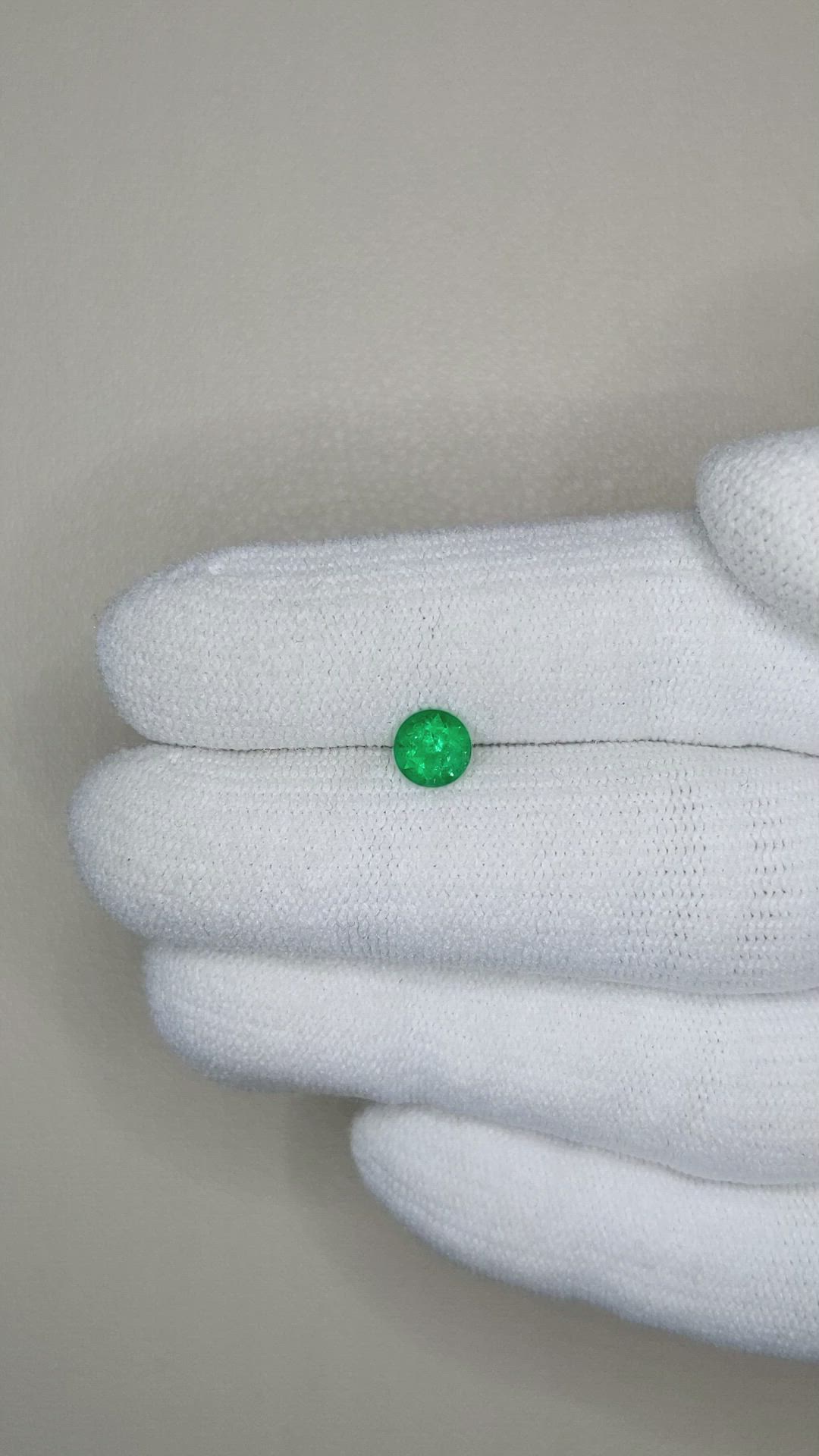 0.49 Ct. Emerald from Afghanistan Size Video