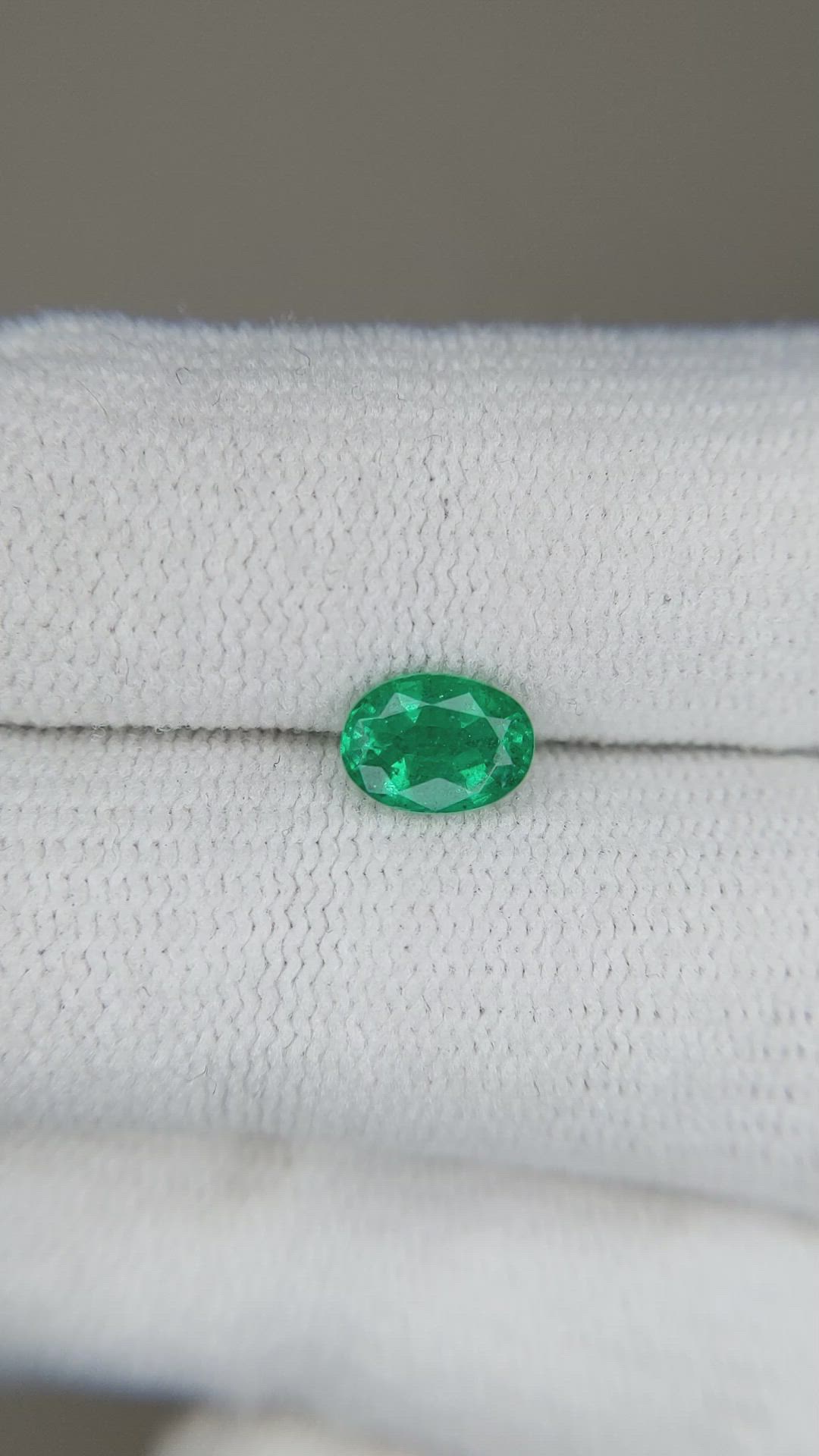 0.67 Ct. Emerald from Afghanistan Size Video