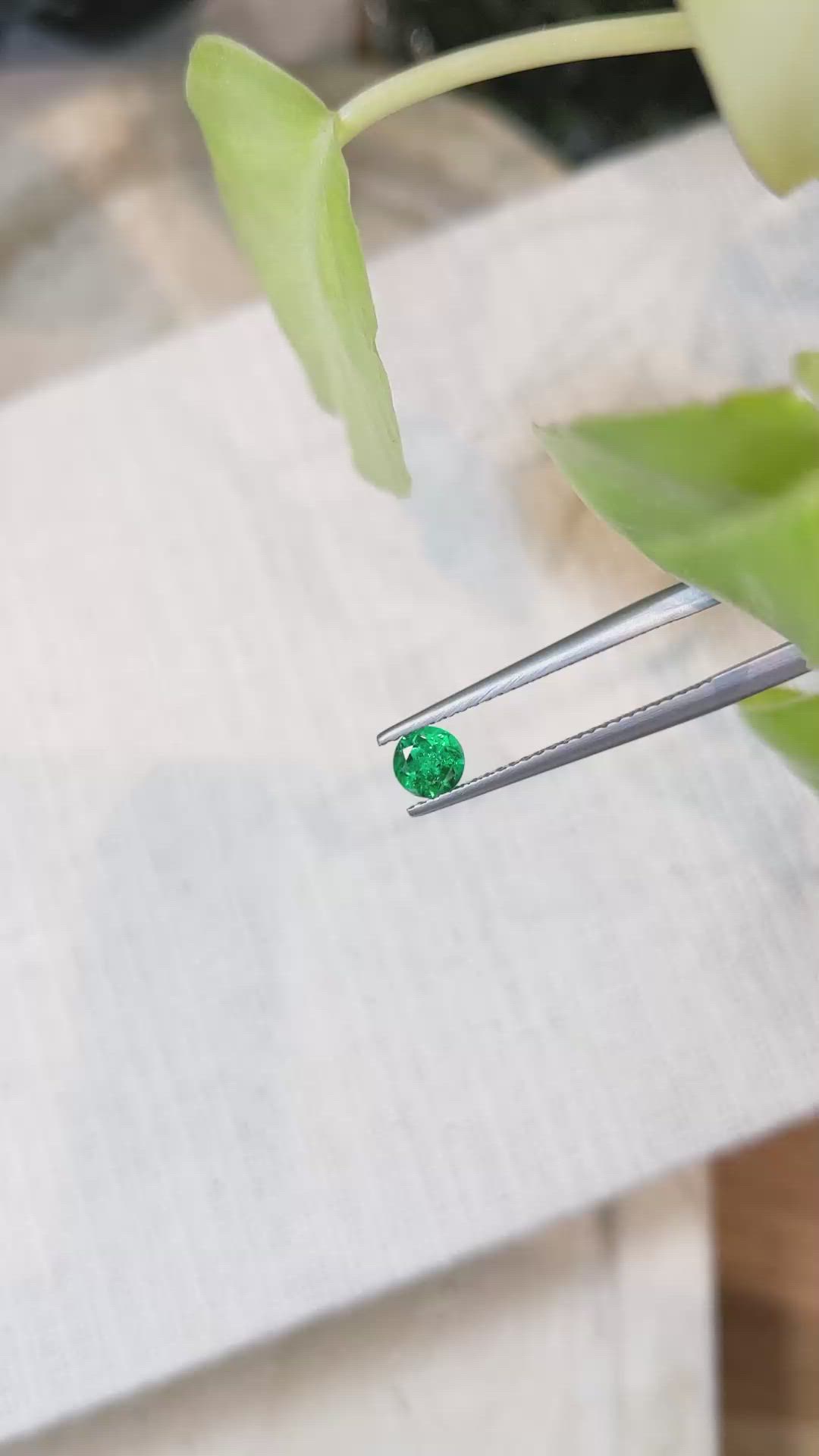 0.37 Ct. Emerald from Afghanistan Size Video
