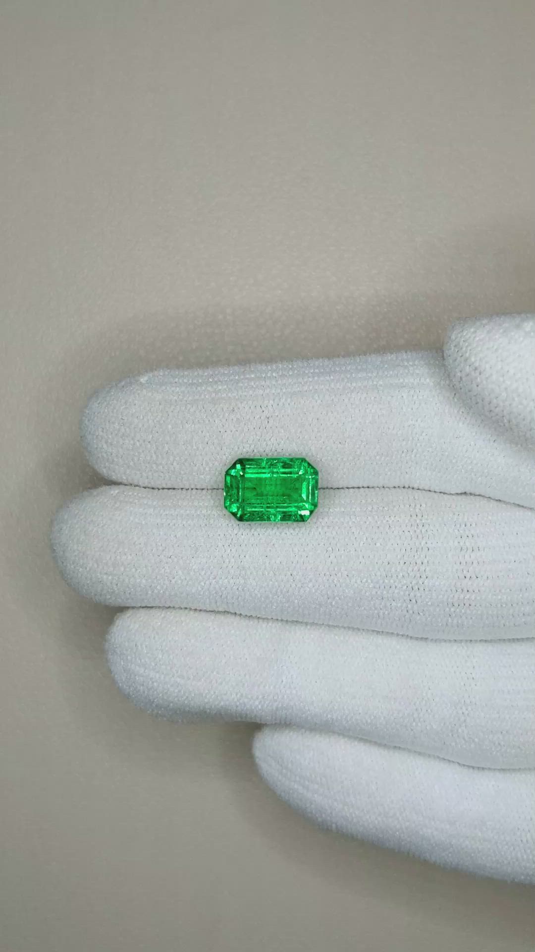 3.64 Ct. Emerald from Zambia Size Video
