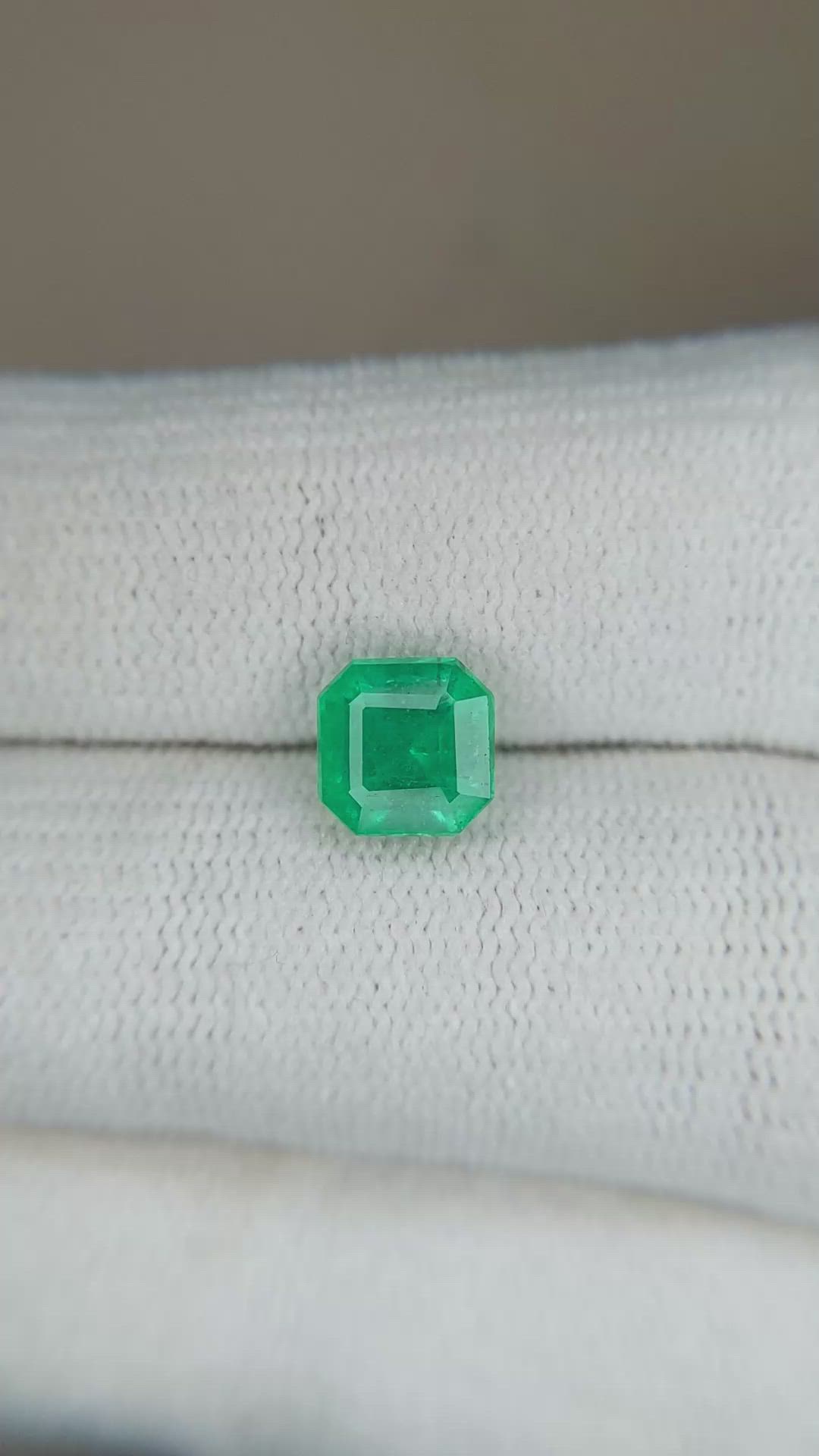 1.42 Ct. Emerald from Zambia Size Video