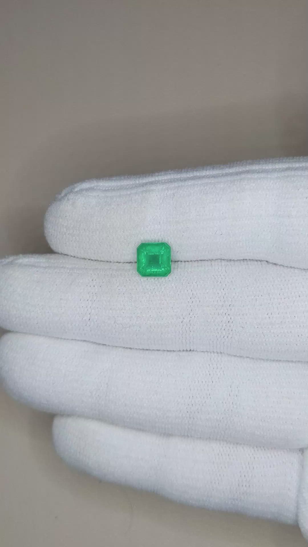 1.66 Ct. Emerald from Zambia Size Video