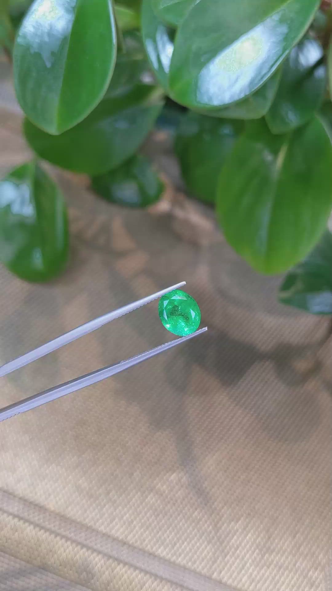 3.20 Ct. Emerald from Colombia Size Video