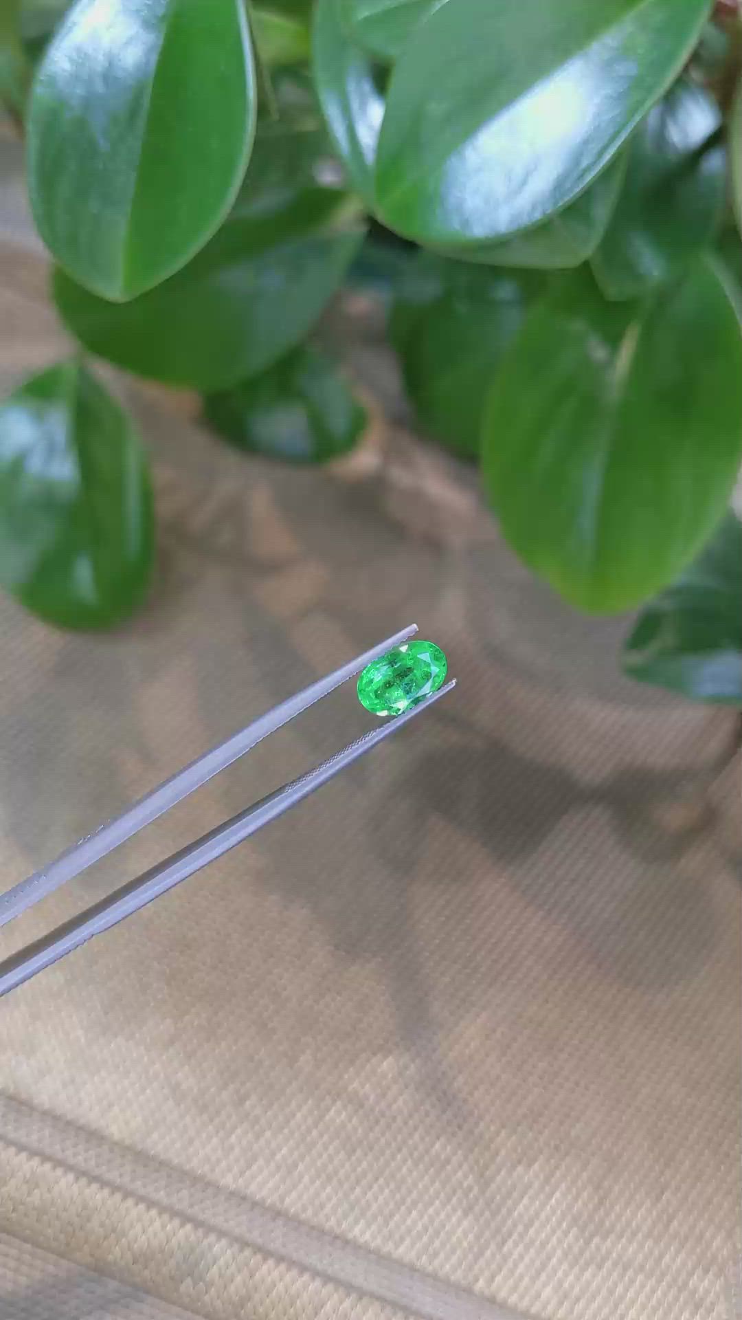 1.90 Ct. Emerald from Colombia Size Video