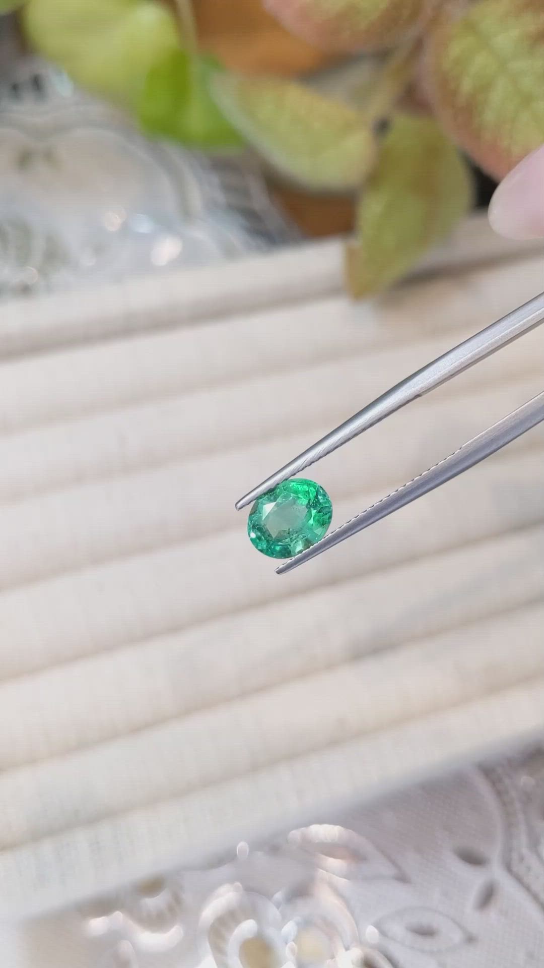 1.60 Ct. Emerald from Colombia Size Video