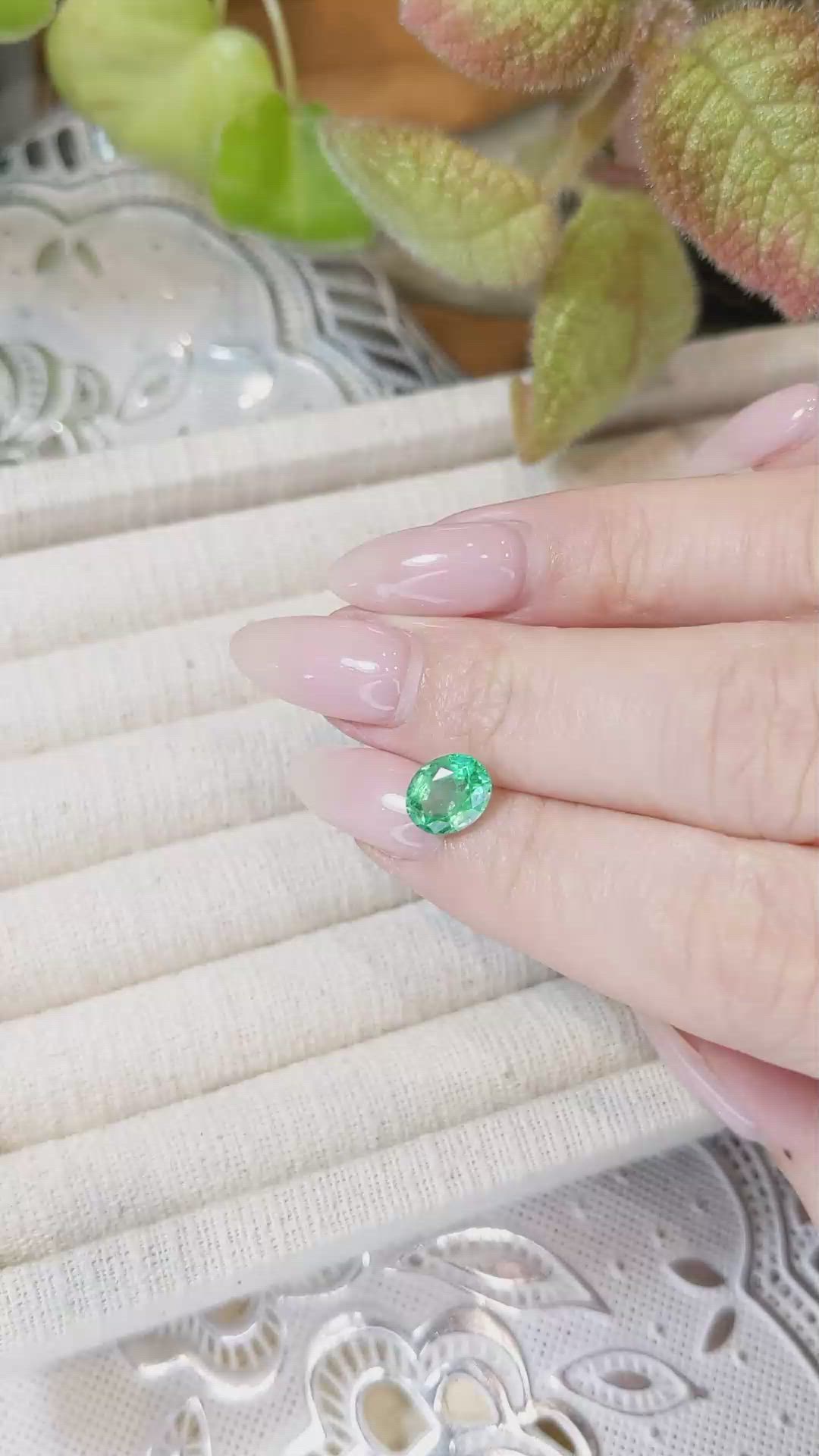 1.60 Ct. Emerald from Colombia Size Video
