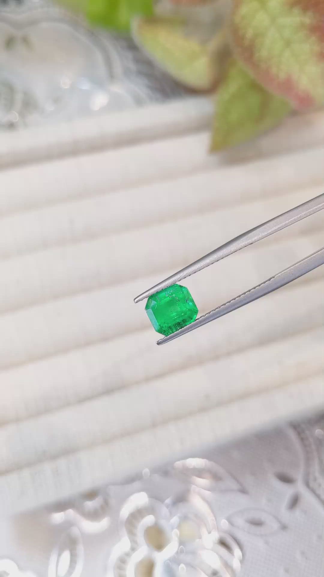 1.60 Ct. Emerald from Colombia Size Video