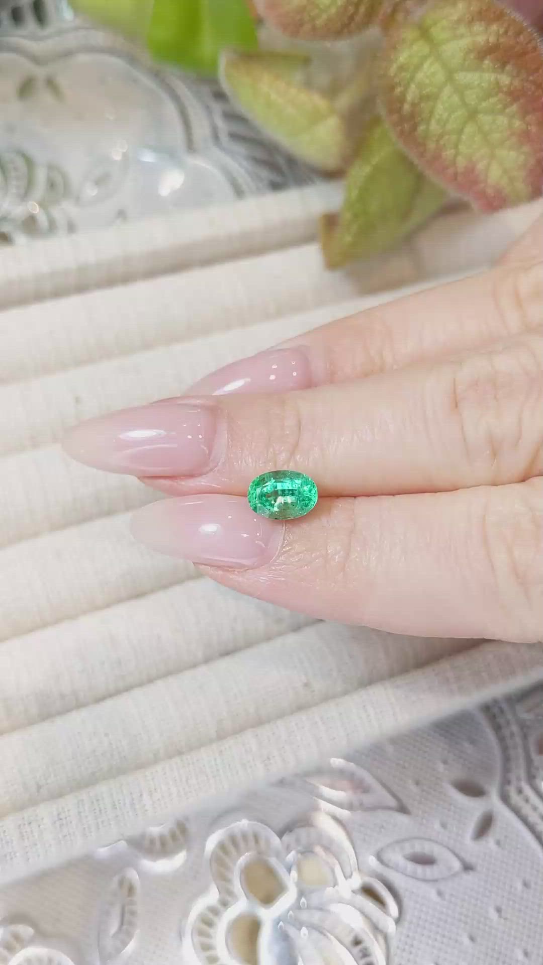 1.57 Ct. Emerald from Colombia Size Video