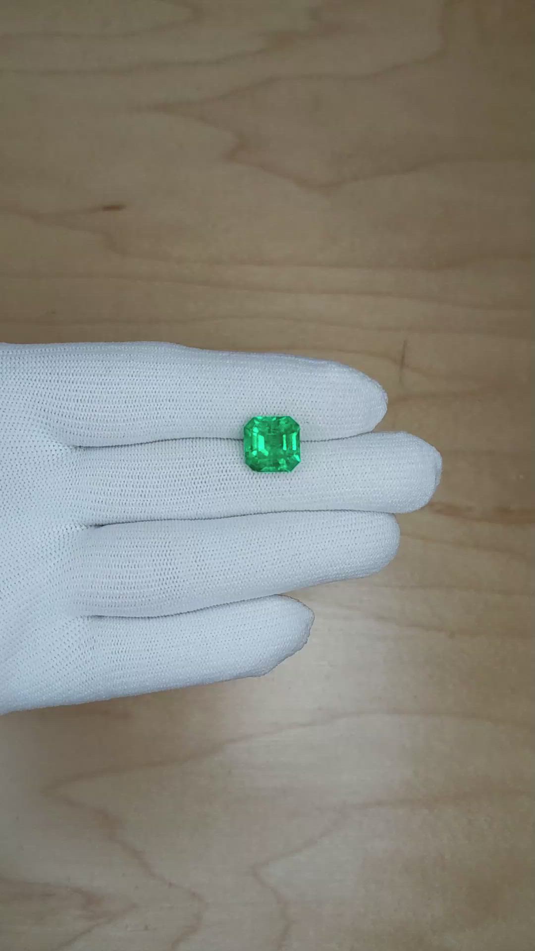4.34 Ct. Emerald from Colombia Size Video