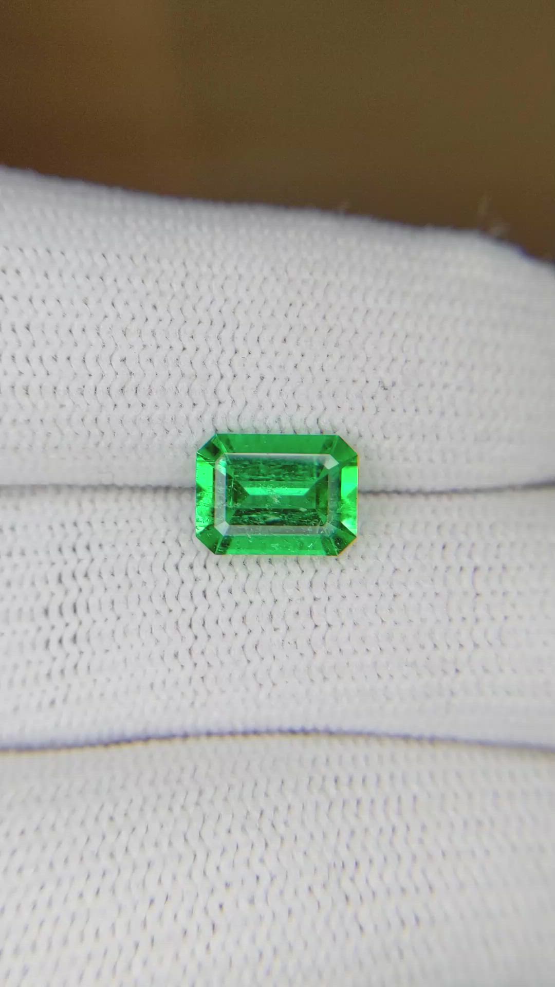 1.44 Ct. Emerald from Colombia Size Video
