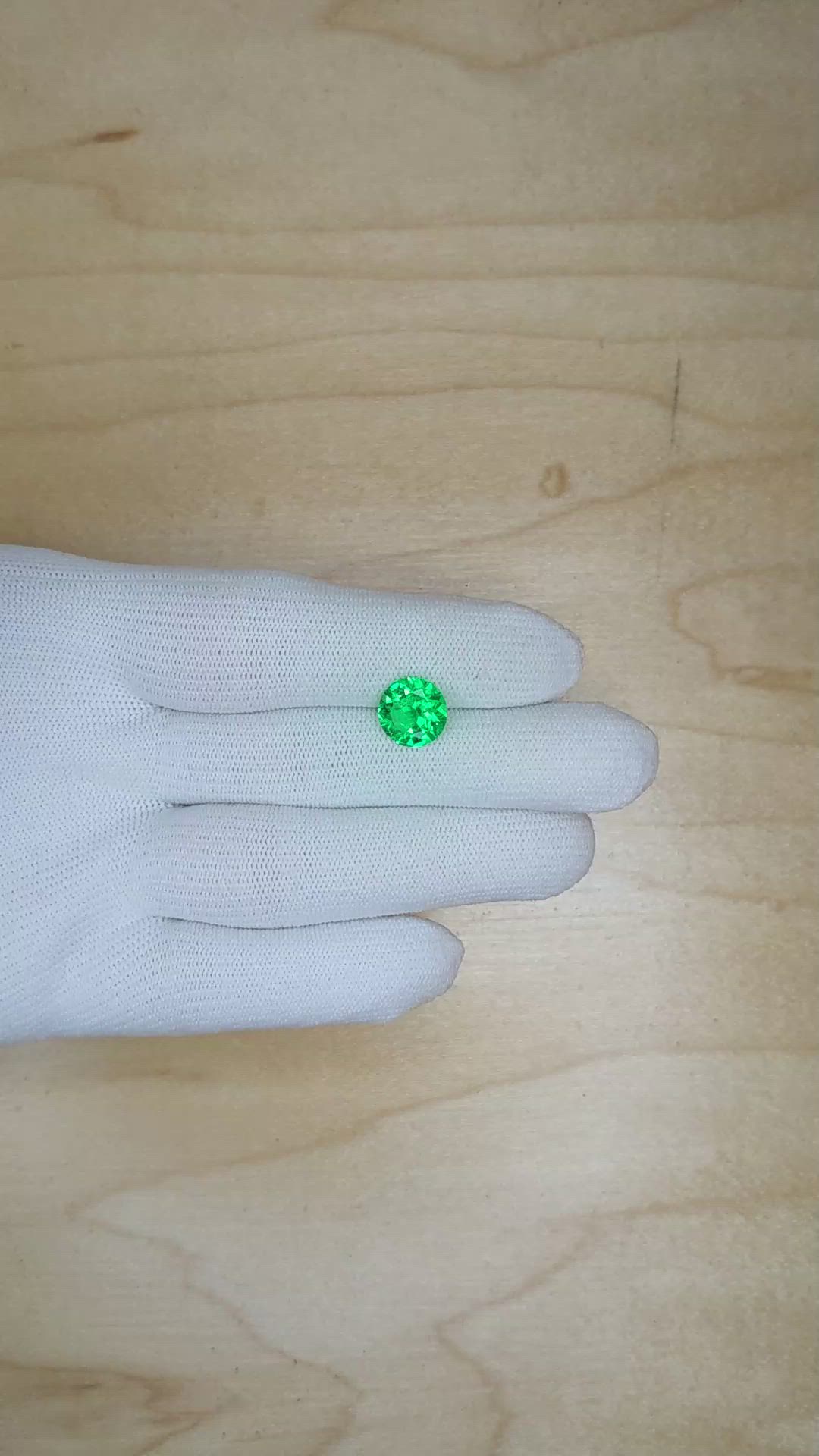 2.40 Ct. Emerald from Colombia Size Video