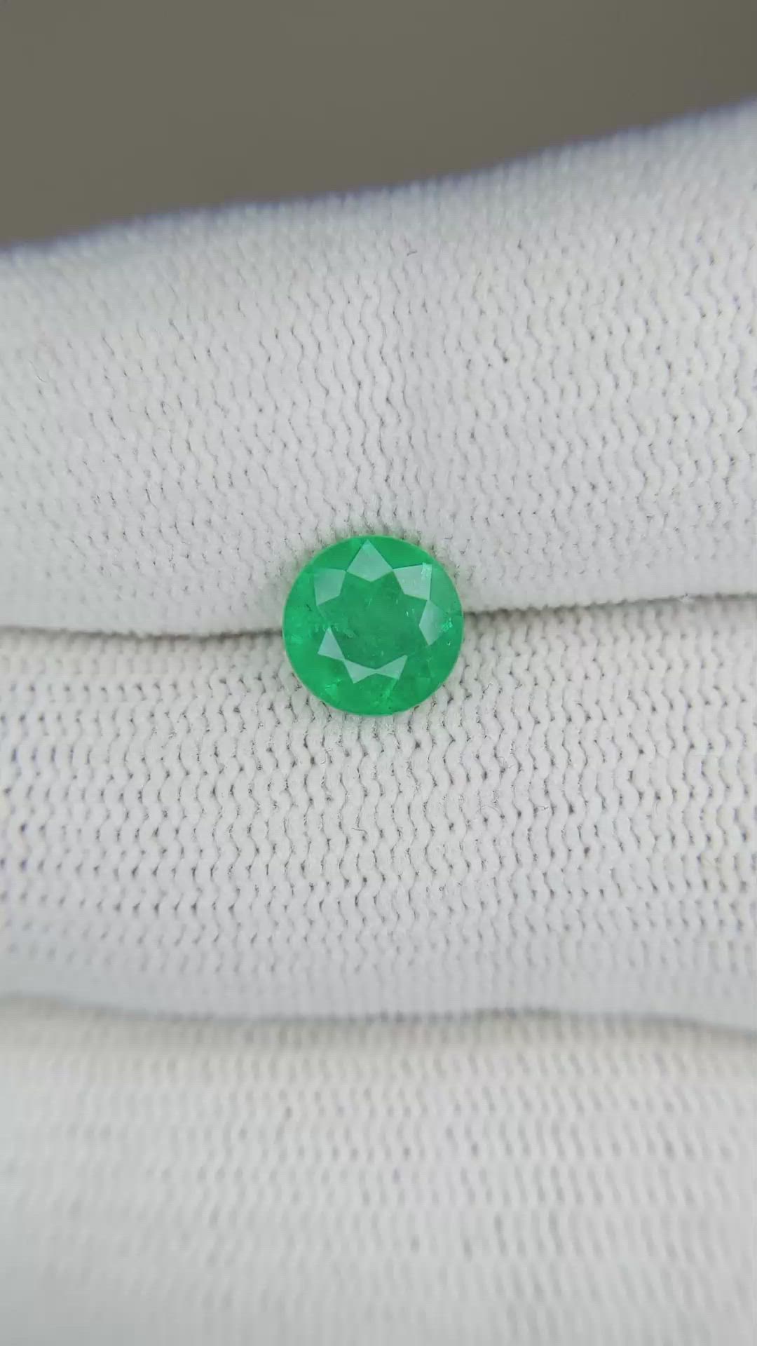 1.14 Ct. Emerald from Zambia Size Video