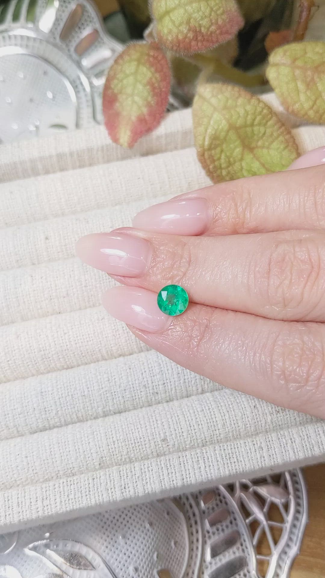 1.14 Ct. Emerald from Zambia Size Video