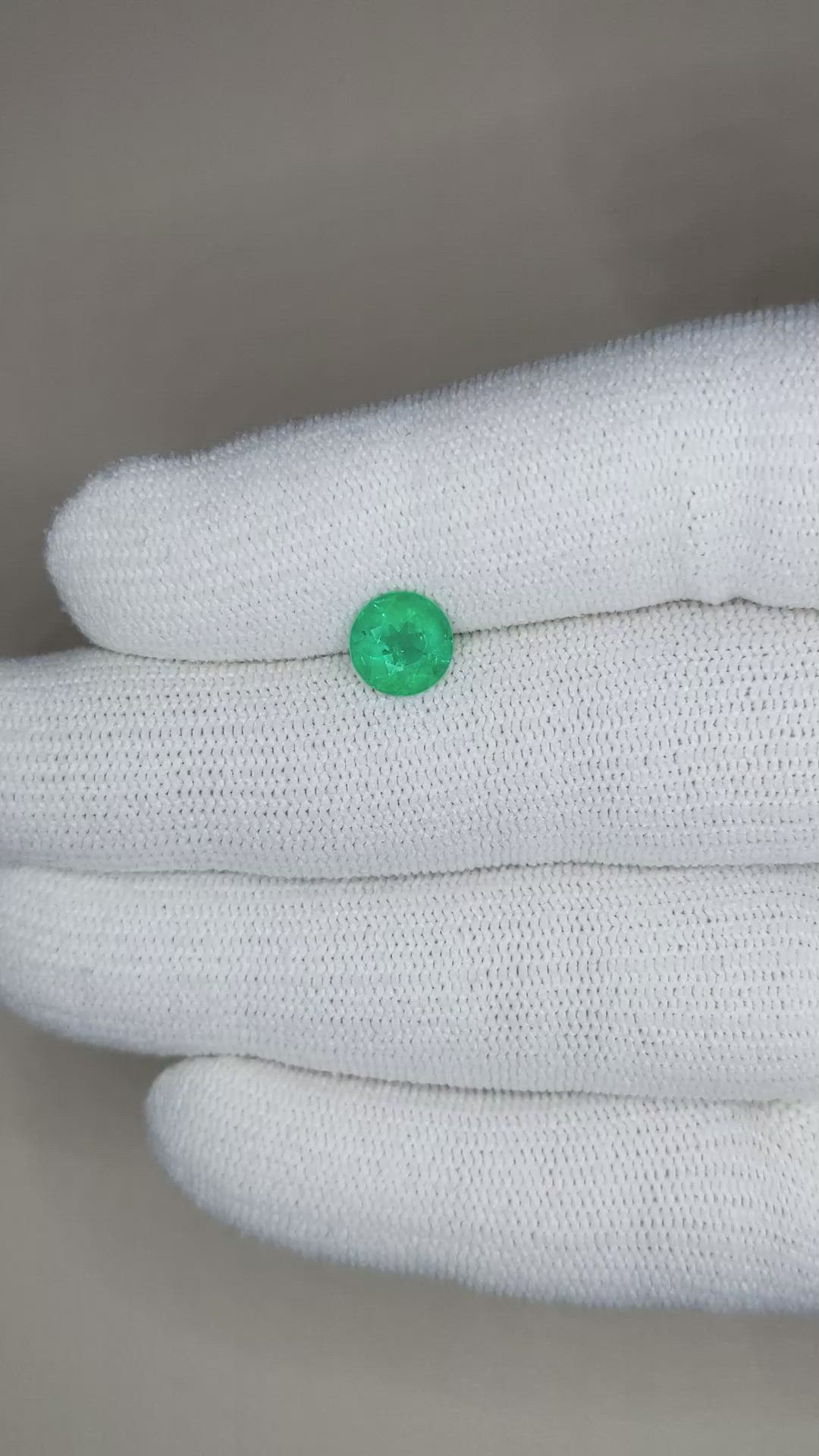 1.14 Ct. Emerald from Zambia Size Video