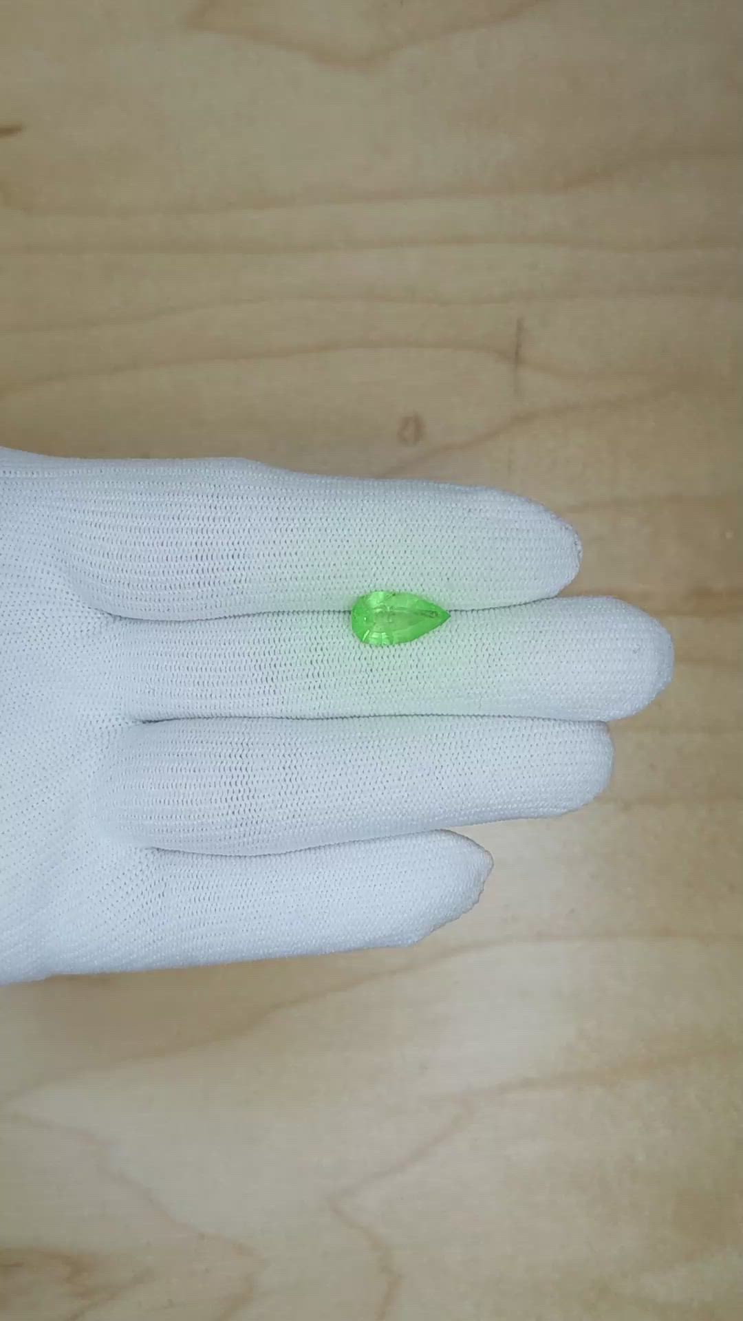 1.77 Ct. Emerald from Colombia Size Video